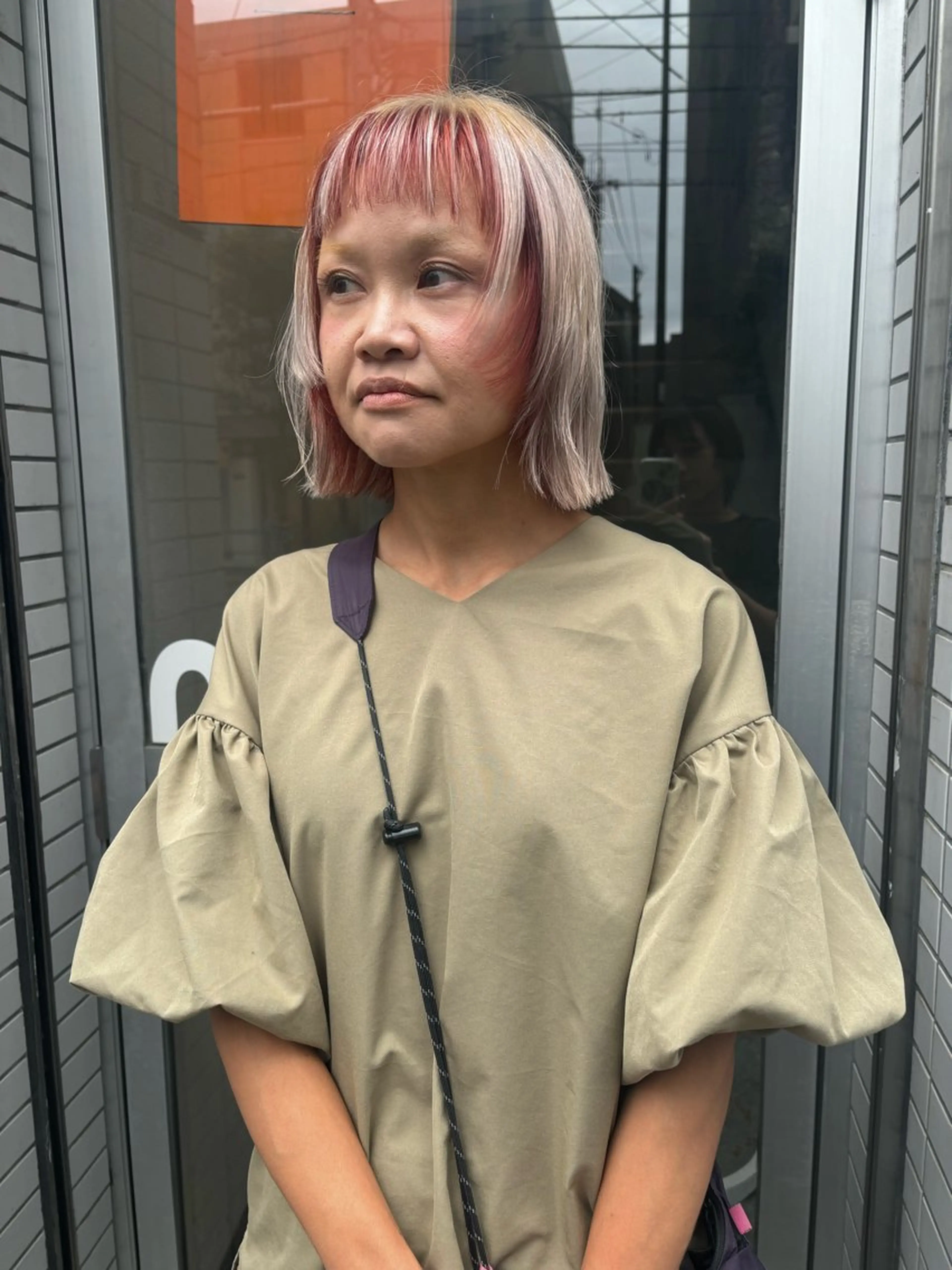 ショート カラー カット ヘアカラー ケアブリーチ💘 rino🪷高円寺のヘアスタイル