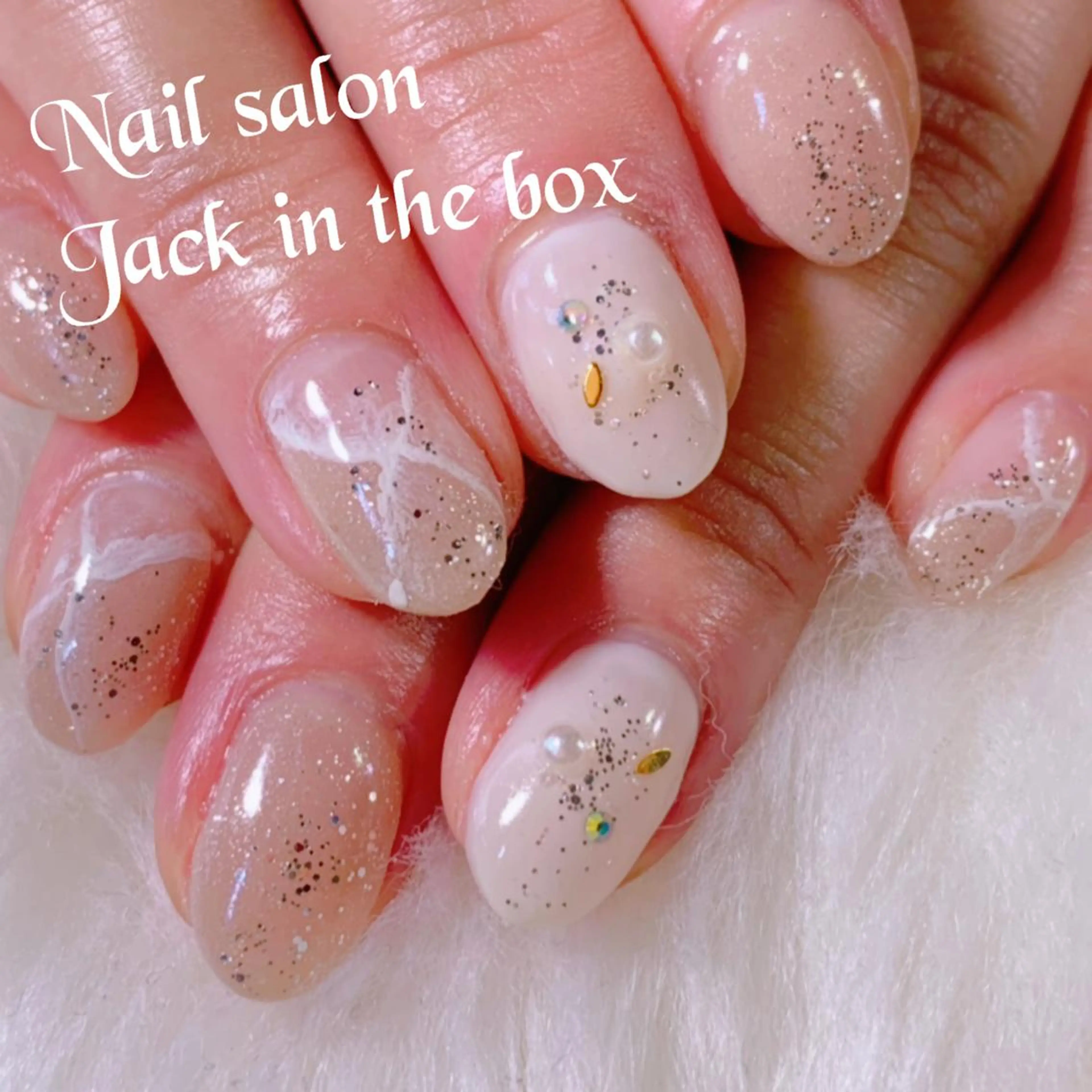 ネイル 大理石ネイル(マーブル) ハンドネイル Nail salon Jack in the box所属・Jack in the boxのネイルデザイン