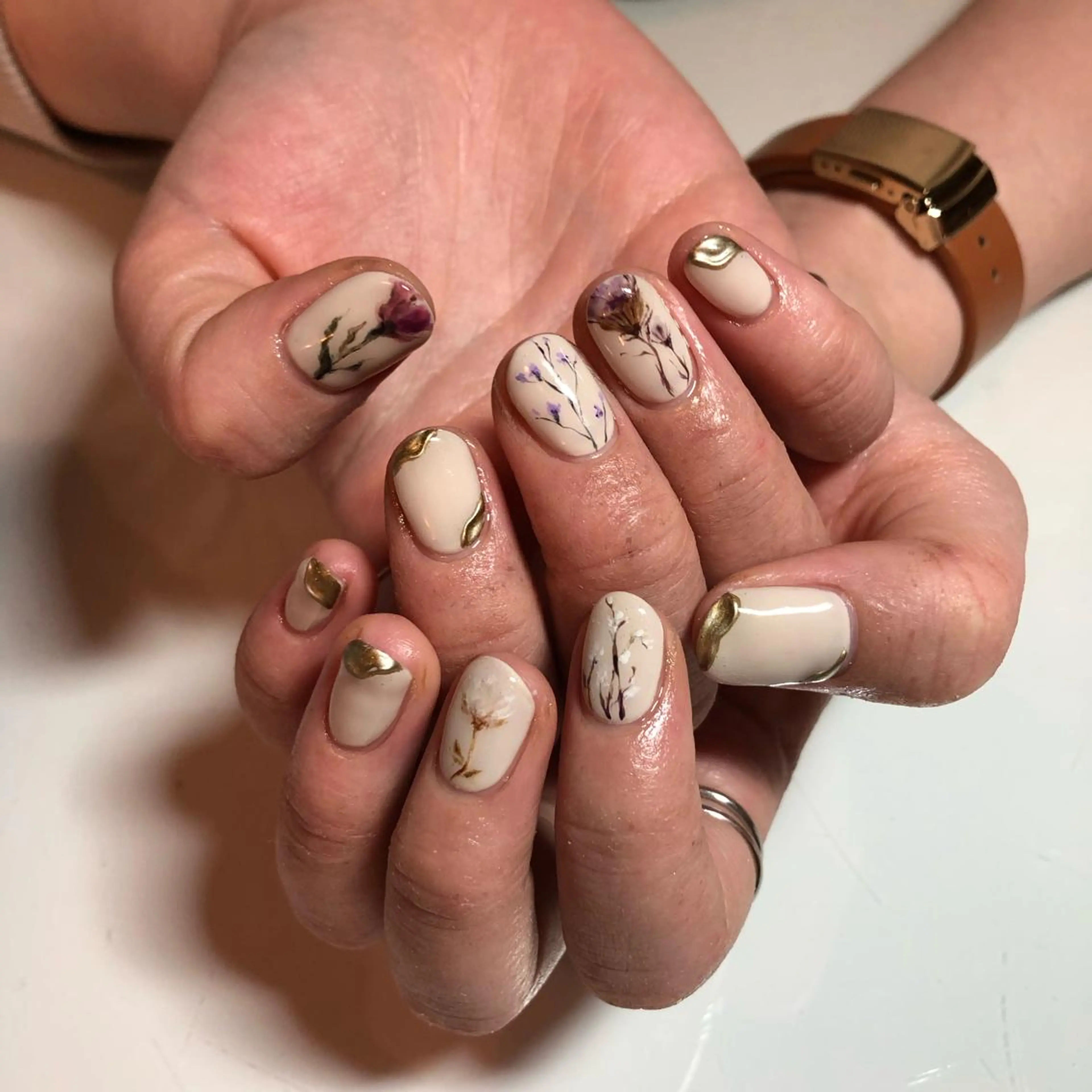 ネイル フラワーネイル g-up nail所属・米田 律子のネイルデザイン