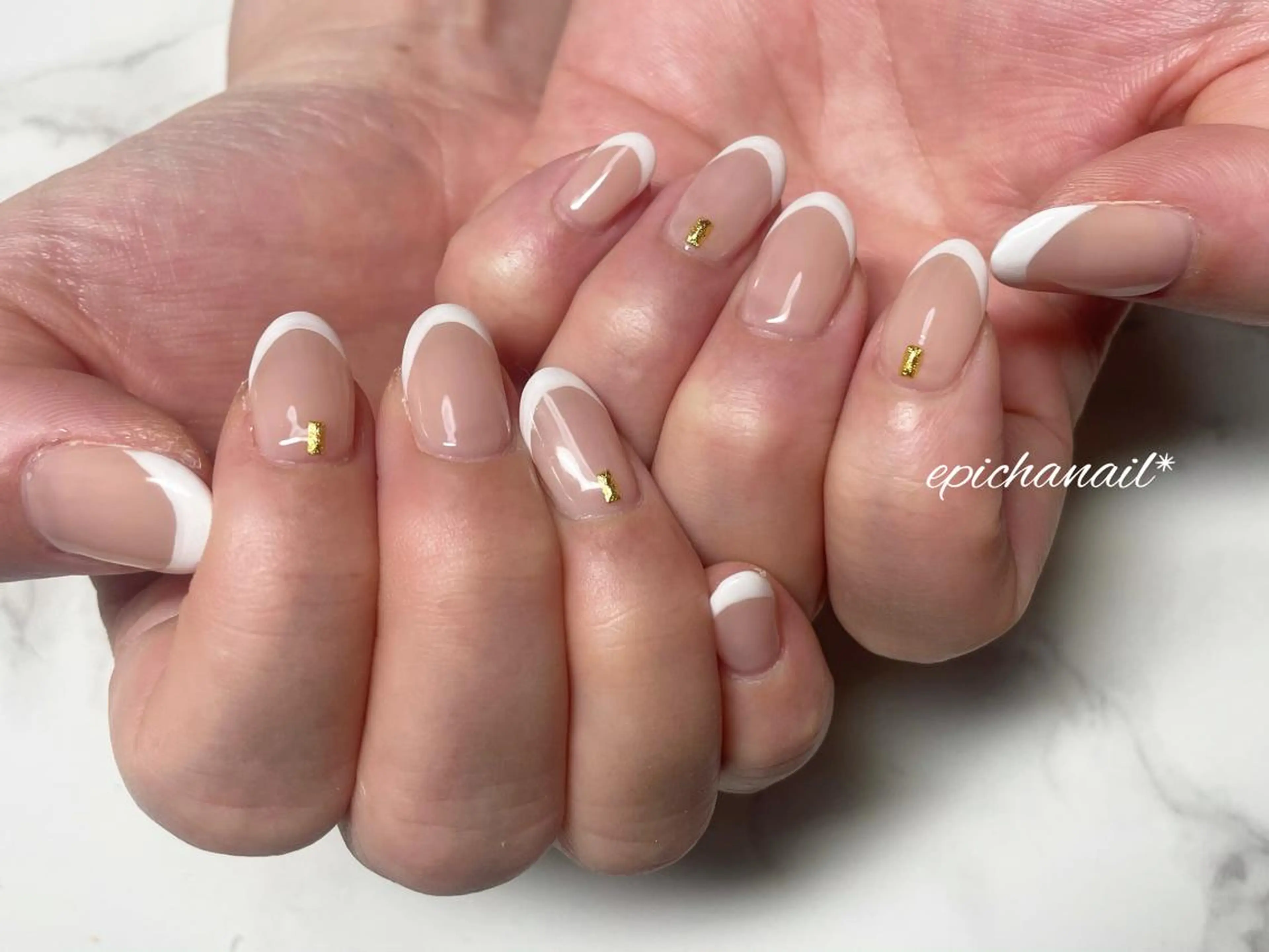 ネイル フレンチネイル EPICHA NAILのネイルデザイン