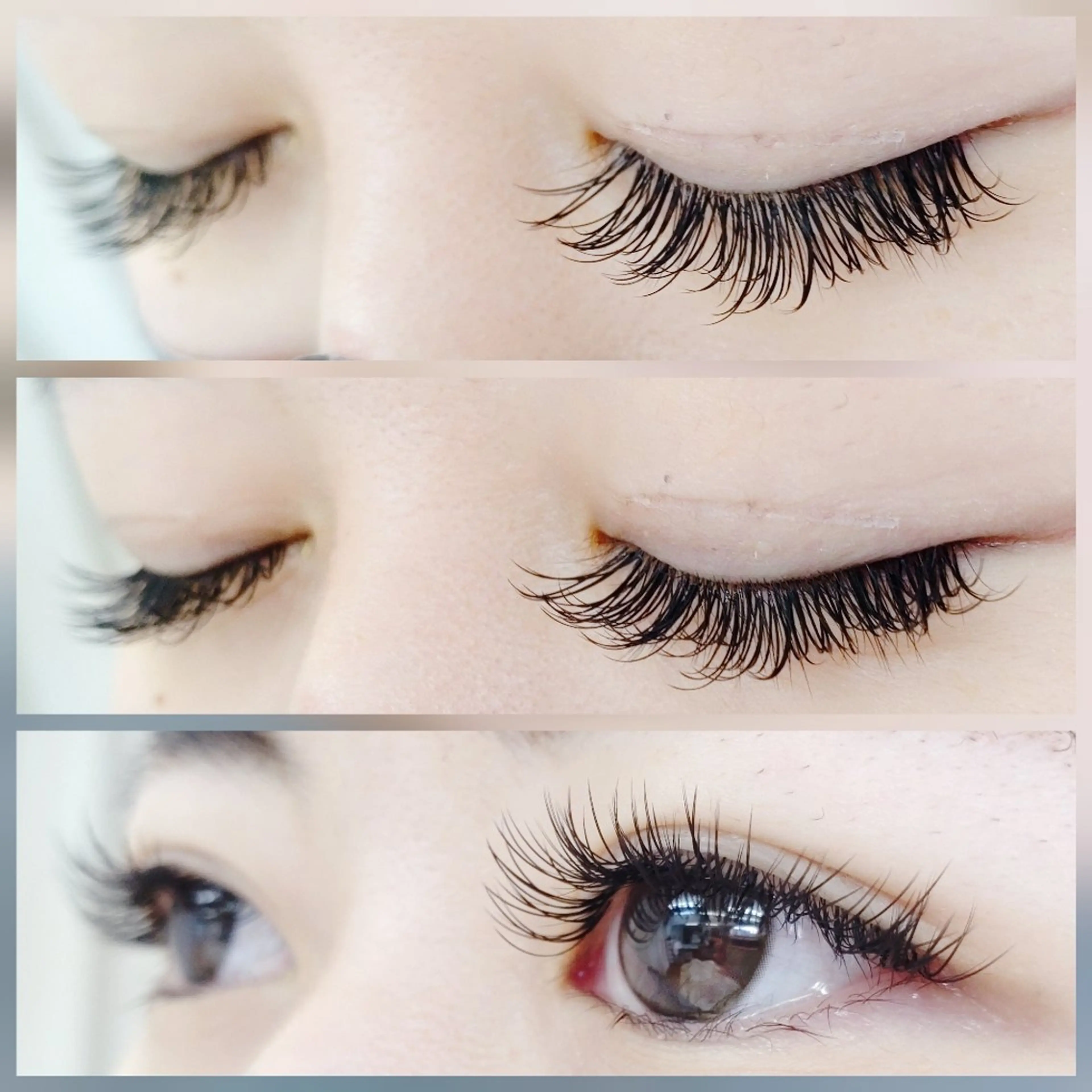 マツエク・マツパ Cカール フラットラッシュ ヘアークリエーションミーク本店所属・♢МИГ (ミーク)♢のマツエク・マツパデザイン