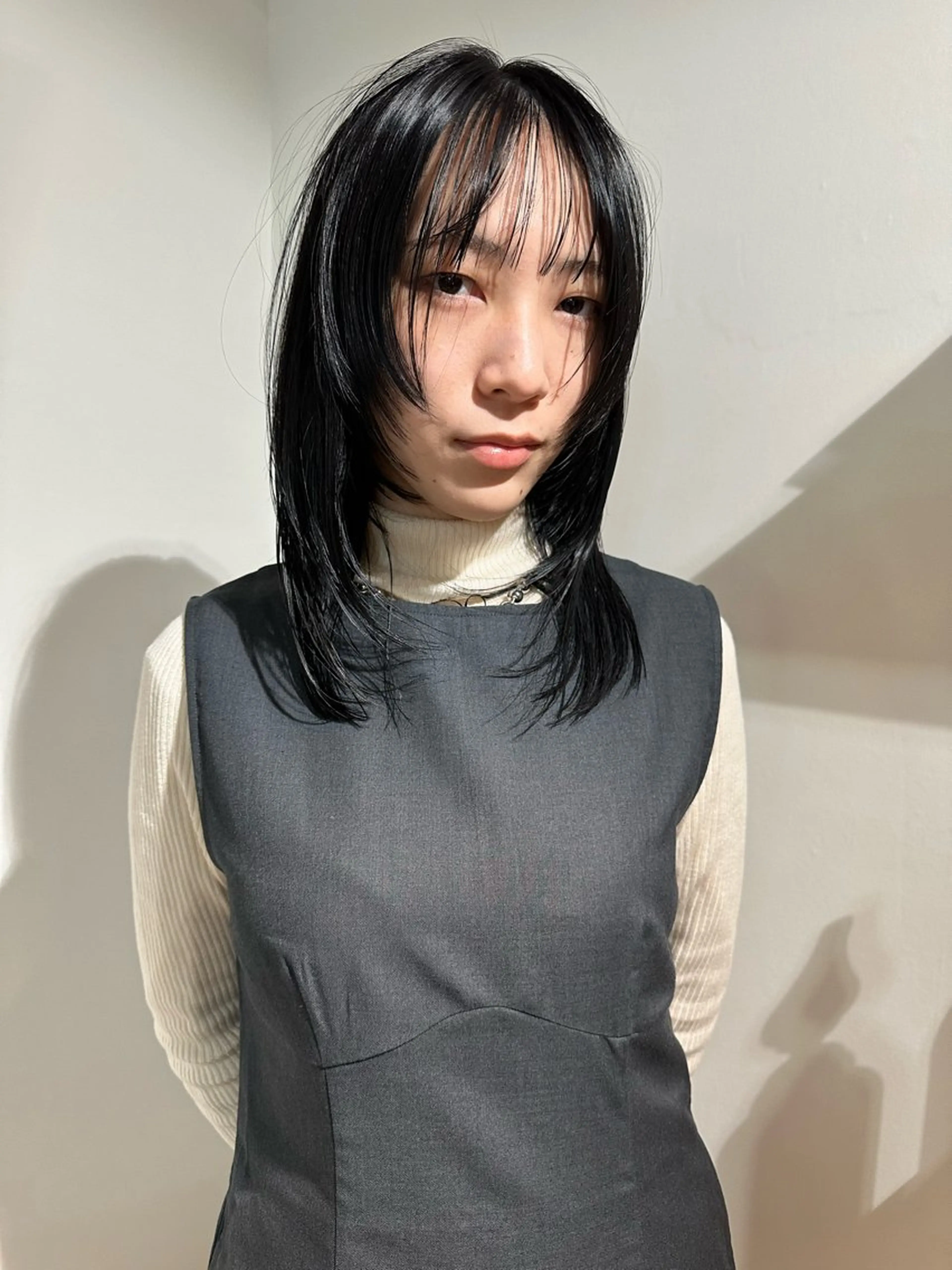 ミディアム カット ケアブリーチ💘 rino🪷高円寺のヘアスタイル