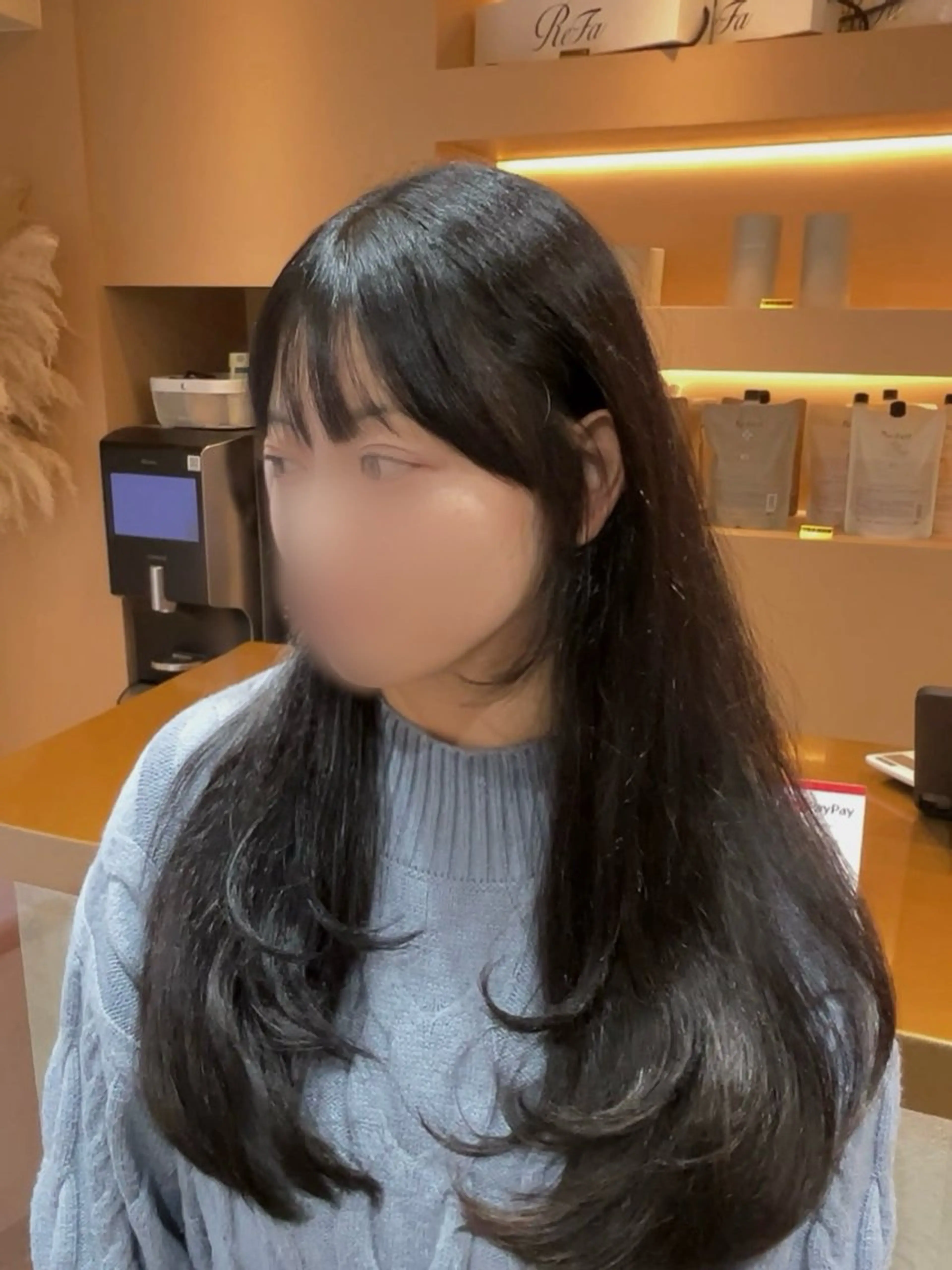 セミロング レイヤーカット カット ヘアカラー D.I.E.V.A 渋谷所属・✨小顔レイヤー/ 中性ウルフ/清野龍平のヘアスタイル