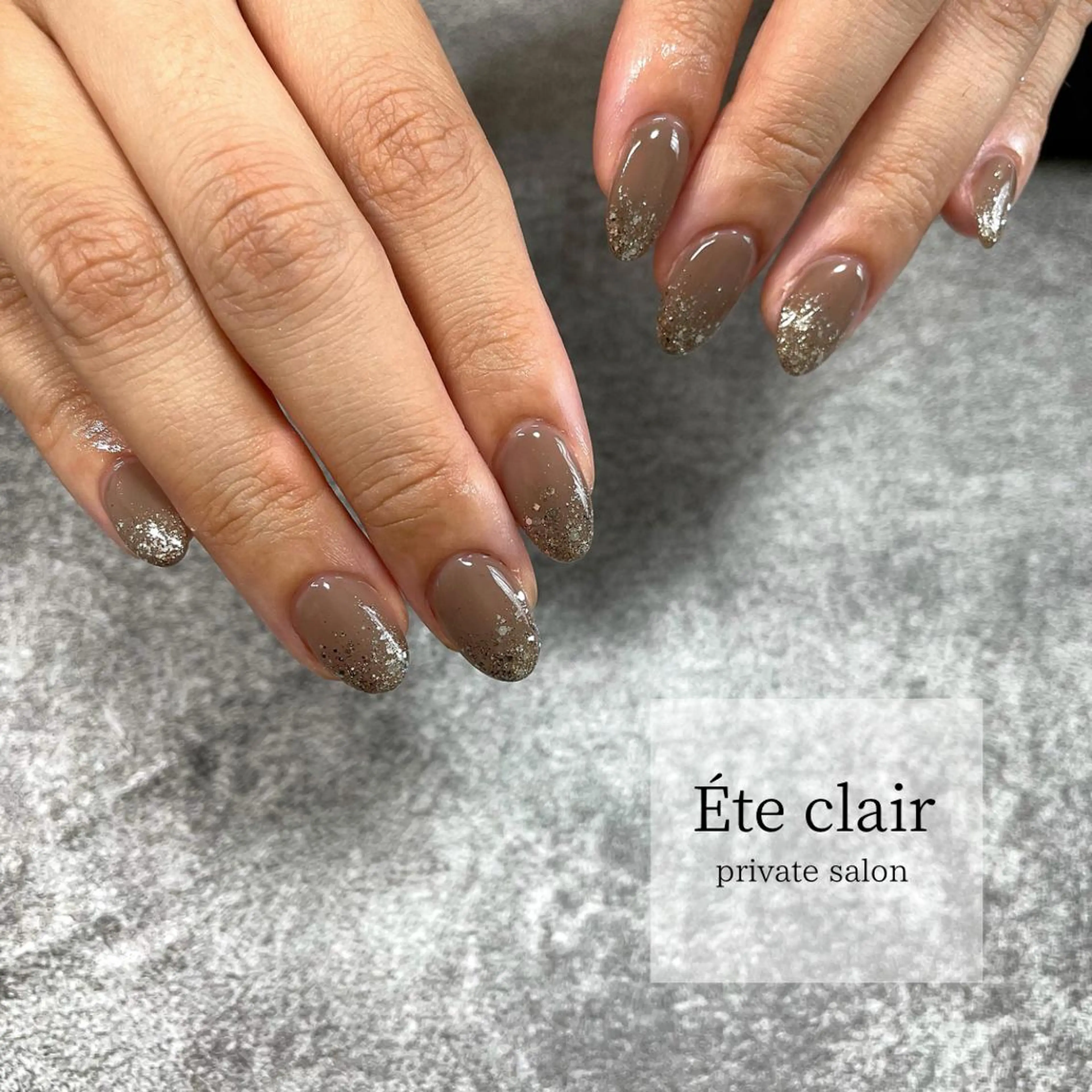 ネイル シンプルネイル ハンドネイル Ète clair エテクレールのネイルデザイン