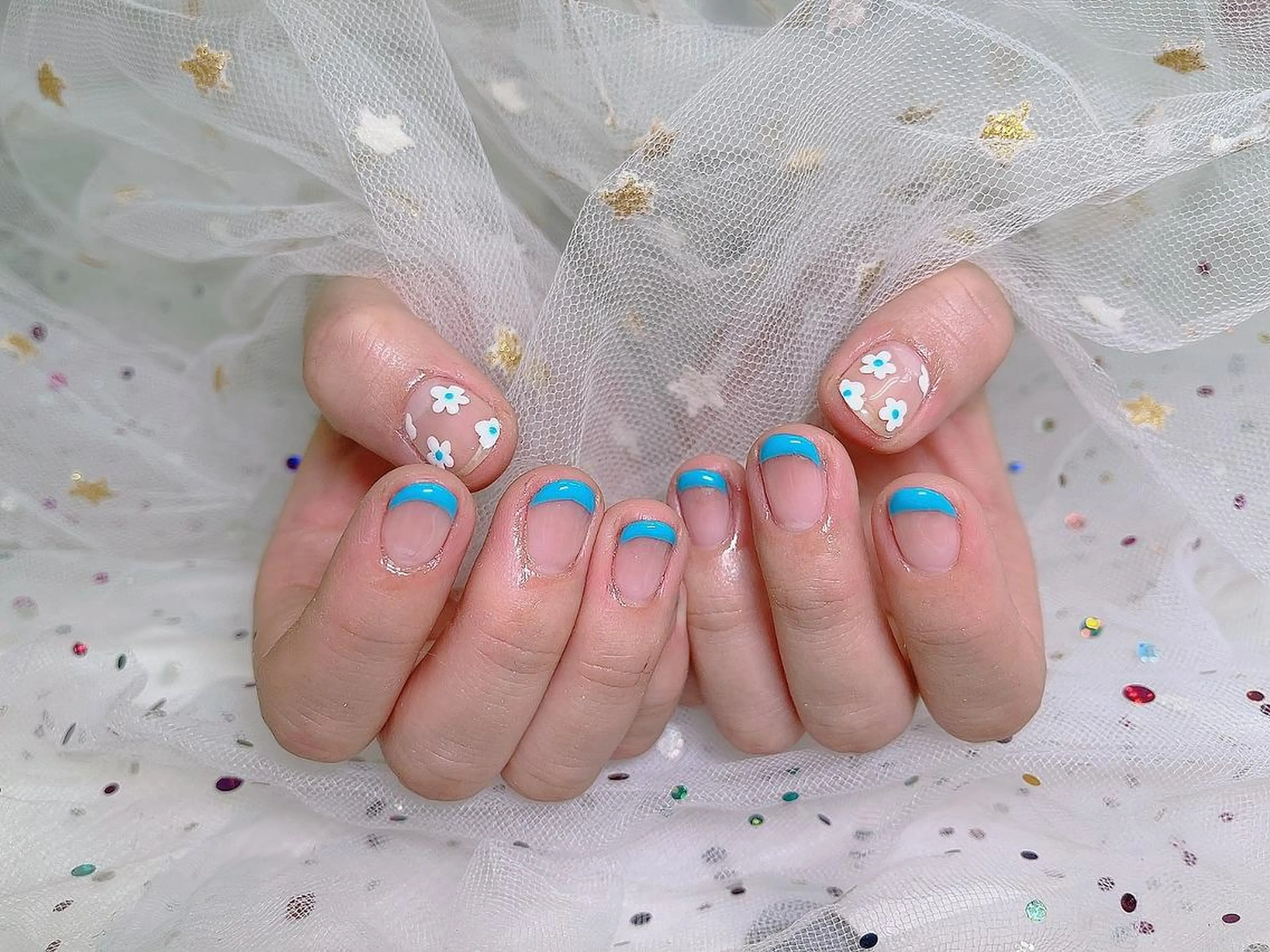 ネイル 🦋ネイルサロン ブラン🌈ゆりのネイルデザイン