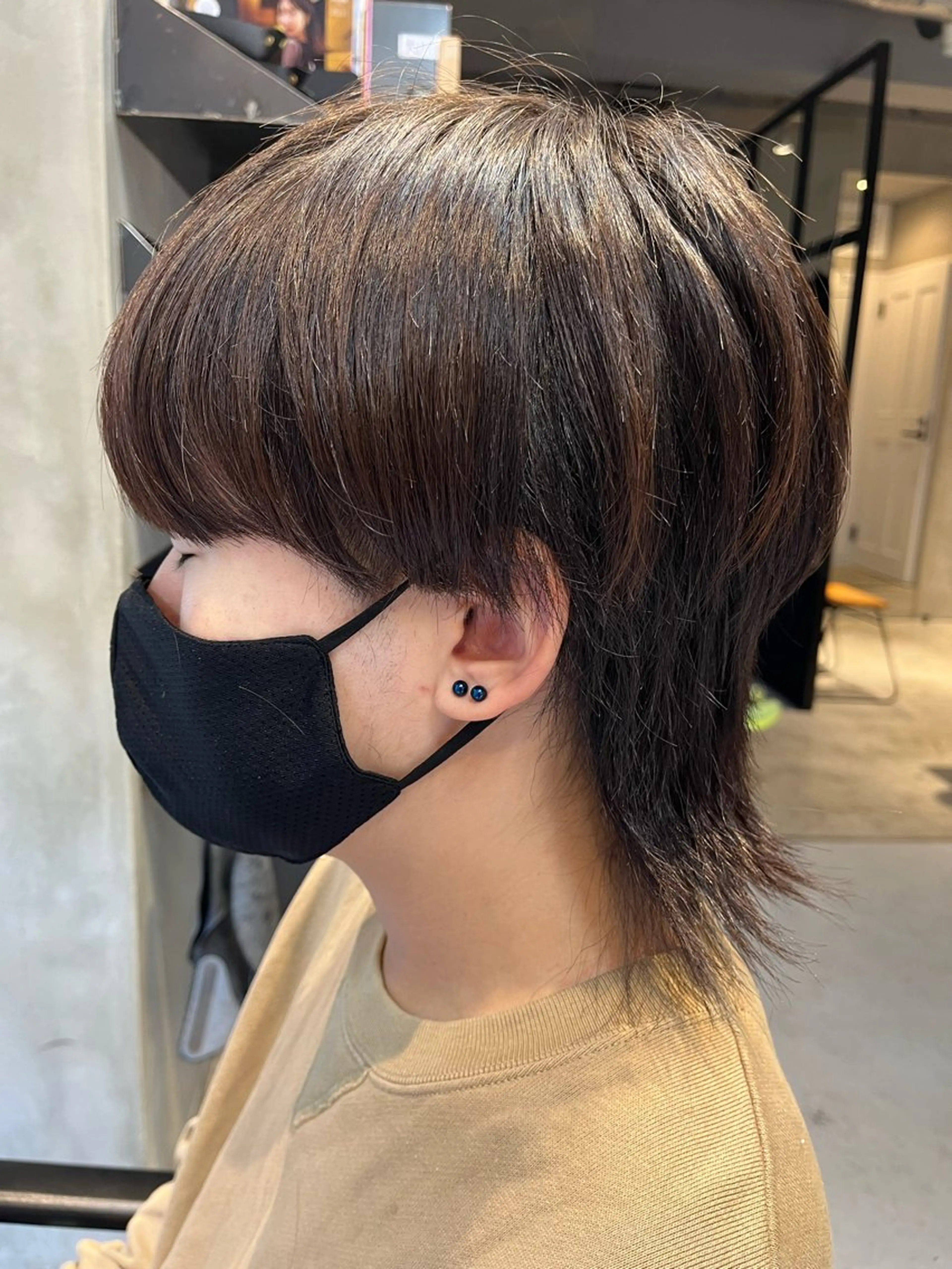 ミディアム メンズ マッシュウルフ マッシュ メンズウルフカット ウルフカット ✨fifth /佐藤楓花✨️のヘアスタイル