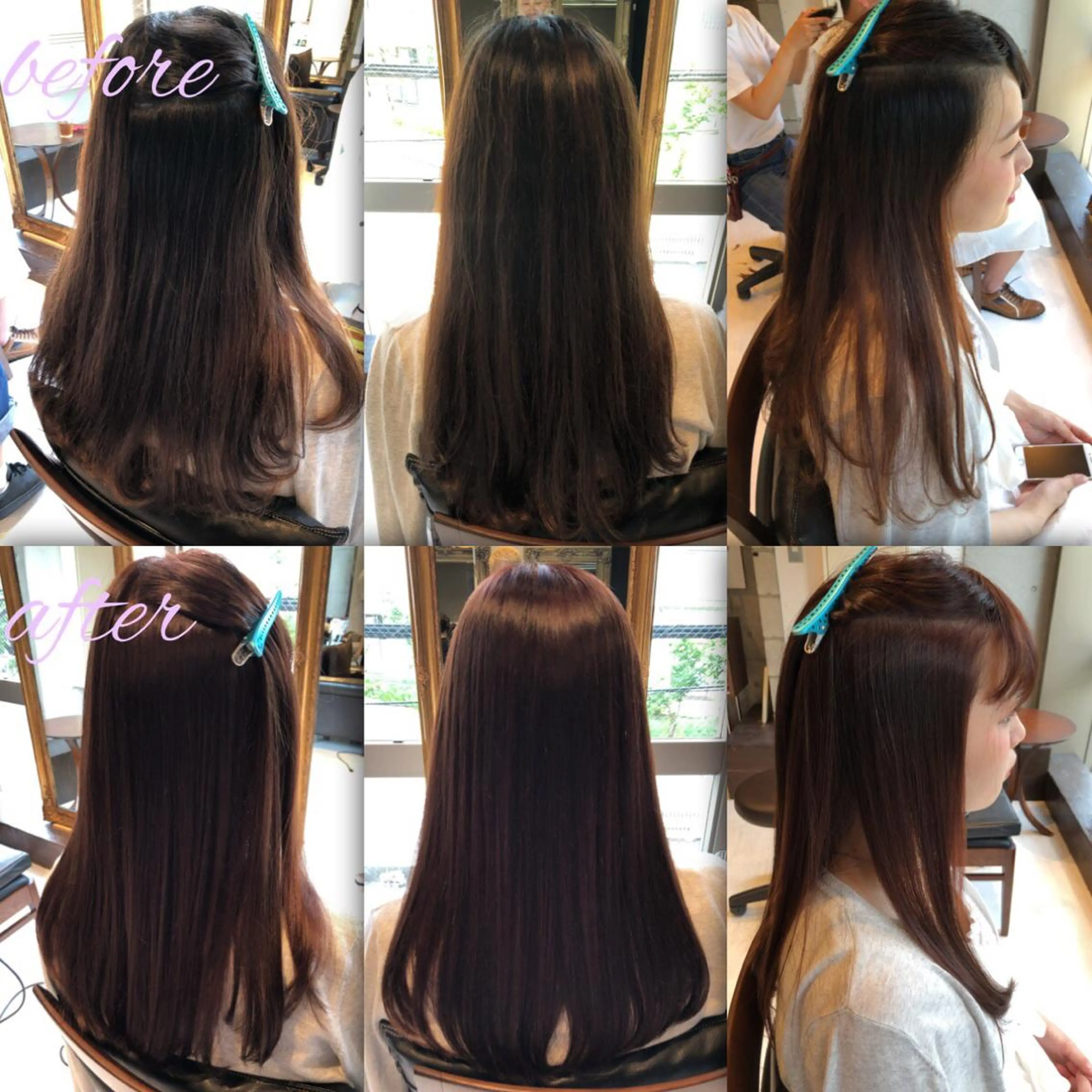 ロング カラー パーマ イルミナカラー ストレートパーマ カット ヘアカラー 縮毛矯正 縮毛矯正とパーマは お任せ/デサキ🍥のヘアスタイル
