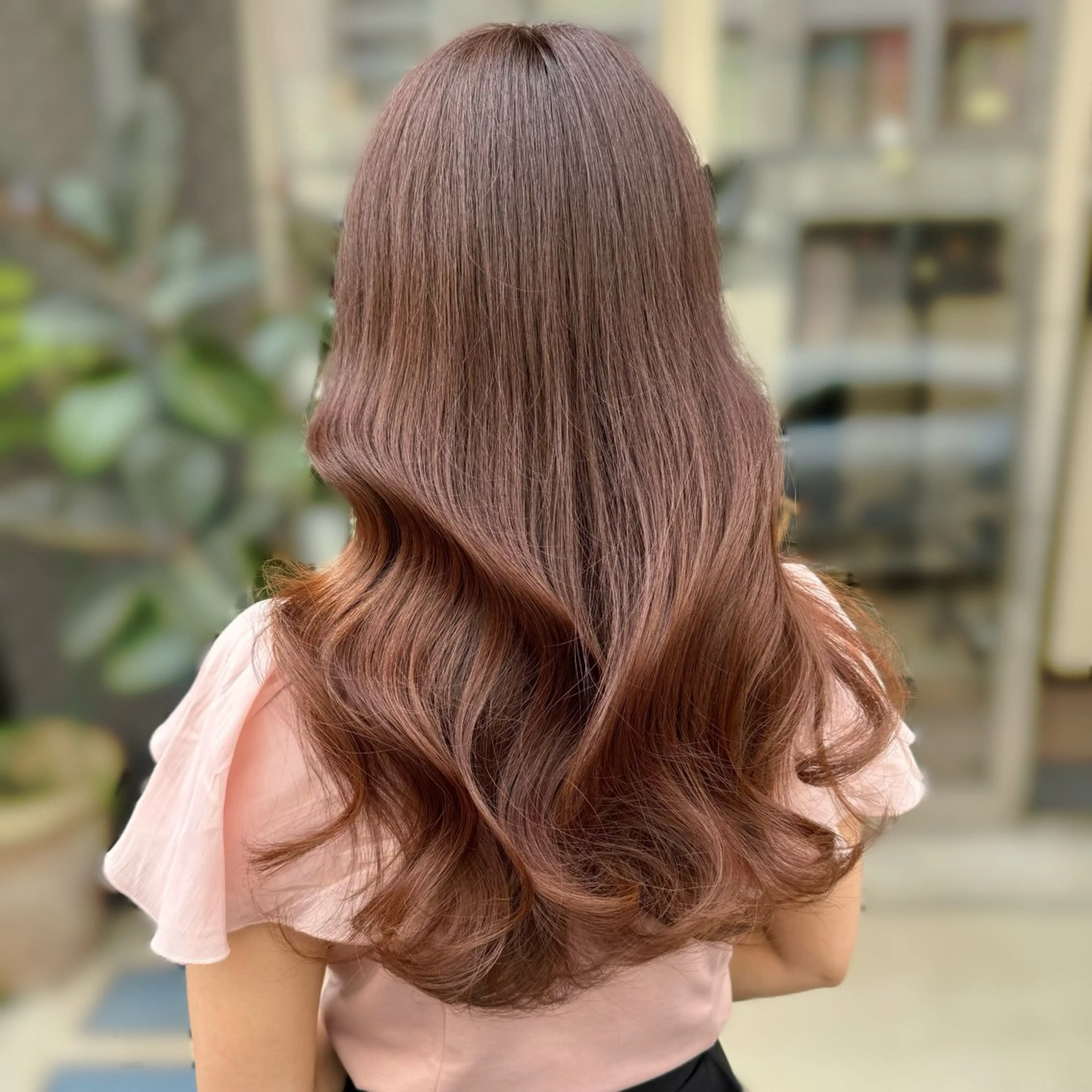 ロング カラー カット ヘアカラー トリートメント kana ブリーチなしカラー✨のヘアスタイル