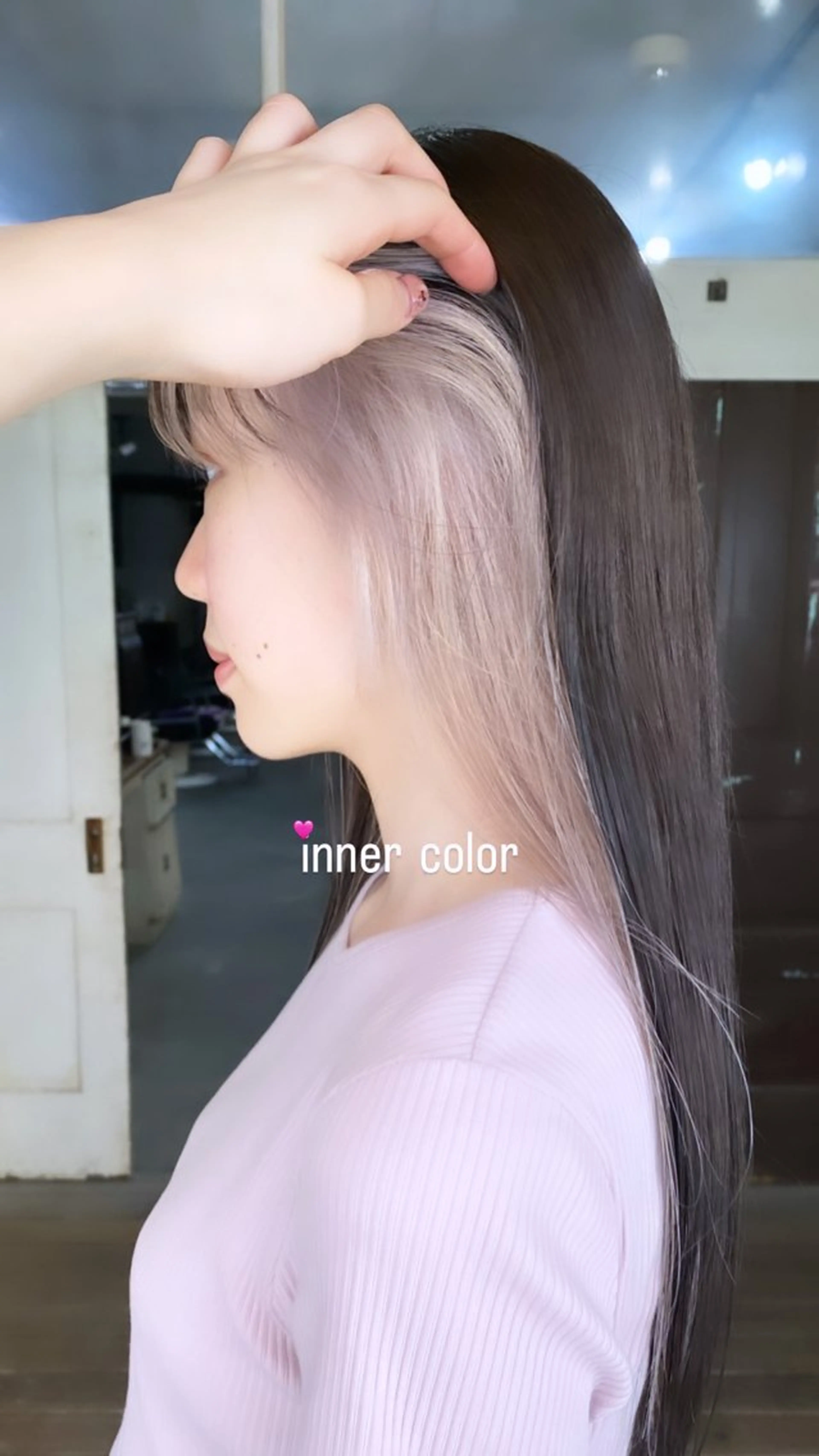 ロング カラー ヘアアレンジ メンズ 心斎橋美容室 Junのヘアスタイル