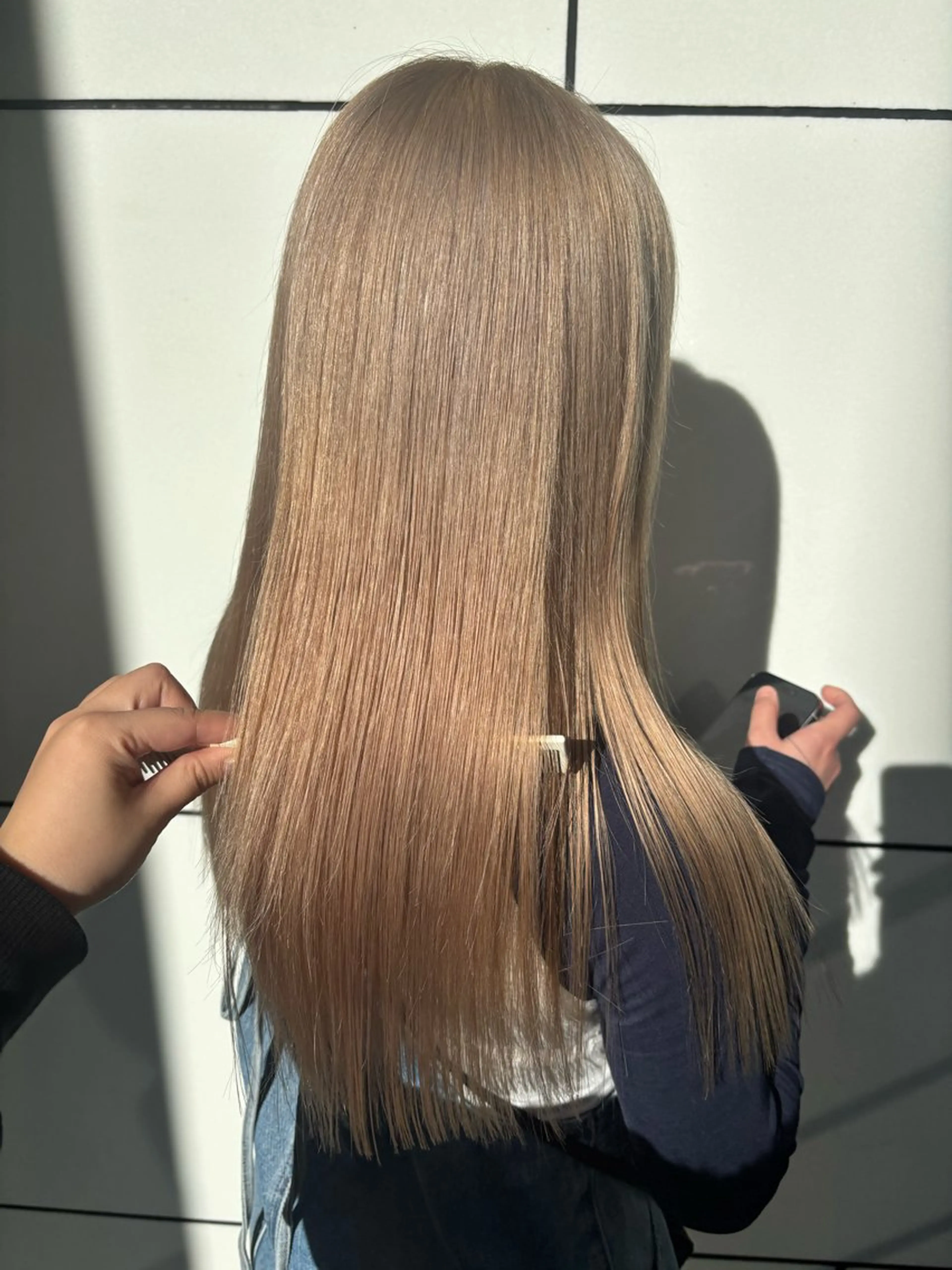カラー ブリーチ ケアブリーチ ダブルカラー ハイトーンカラー インナーカラー ヘアカラー レイヤー/ボブカット 🪩💫KAYOのヘアスタイル