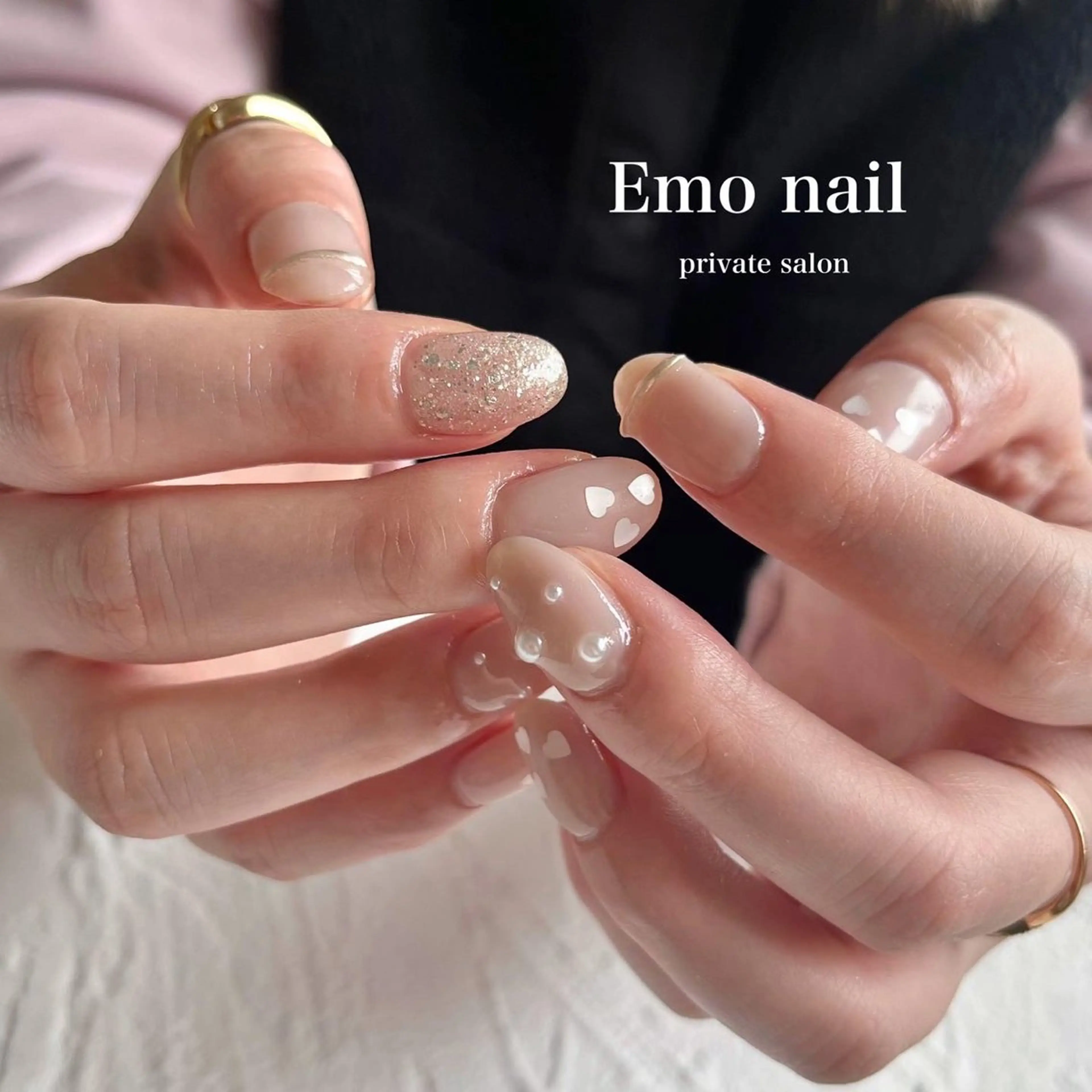 ネイル ハンドネイル 【子連れ可能🧸】 Emo　nailのネイルデザイン