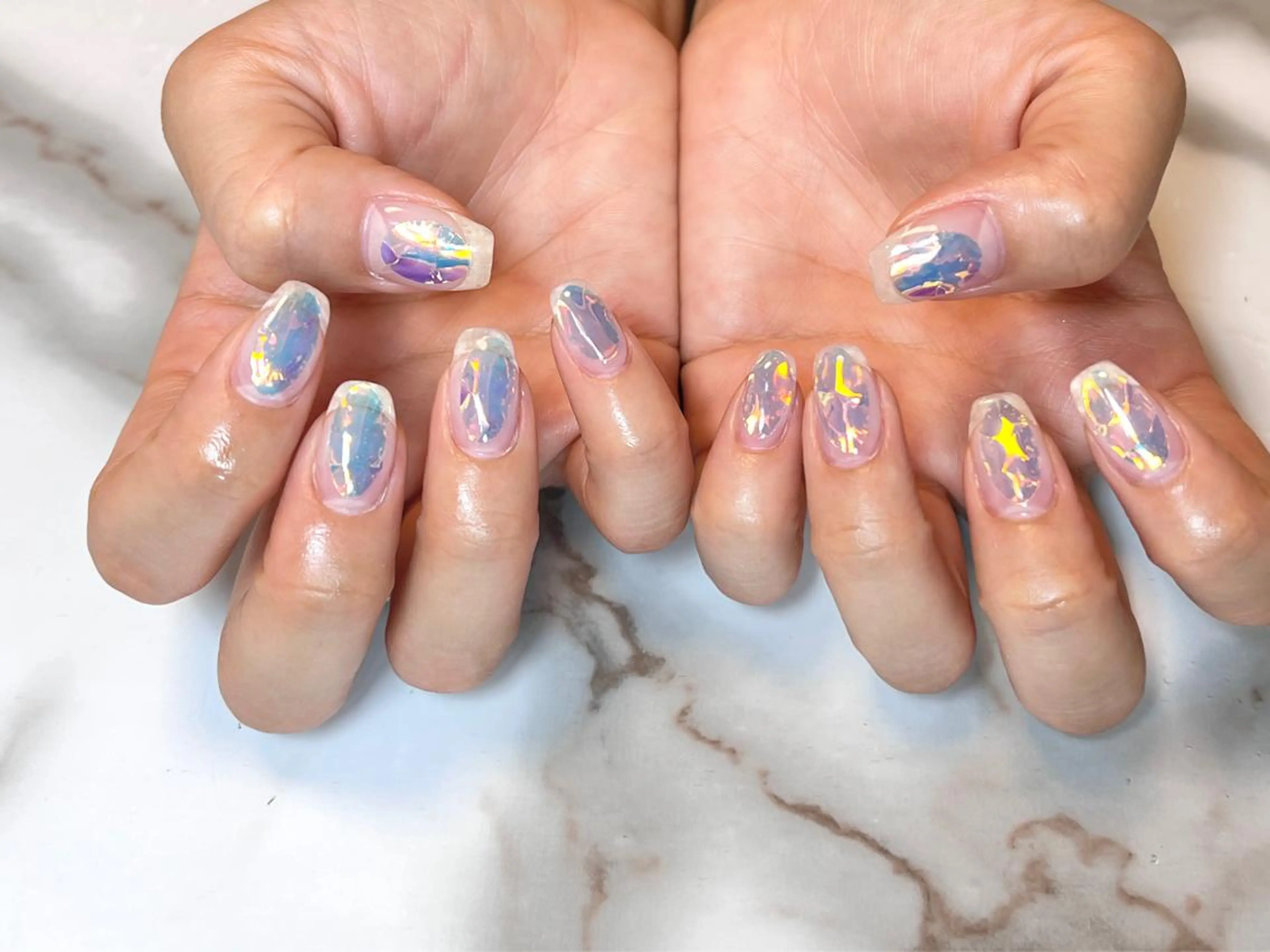 ネイル アートネイル フレンチネイル ジェルネイル マグネットネイル 持ち込み ネイリスト シンのネイルデザイン