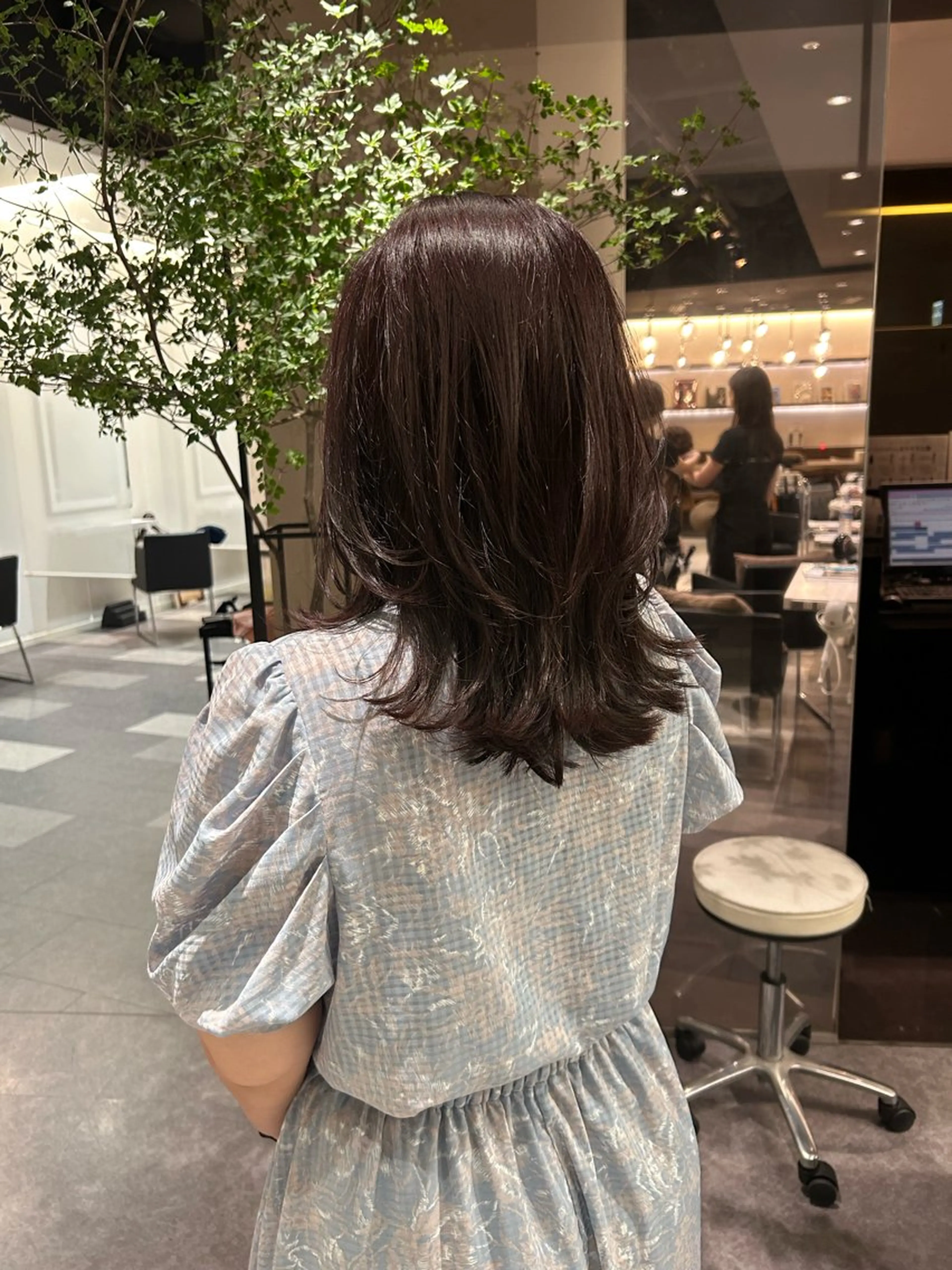 ミディアム カラー K-two名古屋所属・ショートカット 中原優美のヘアスタイル