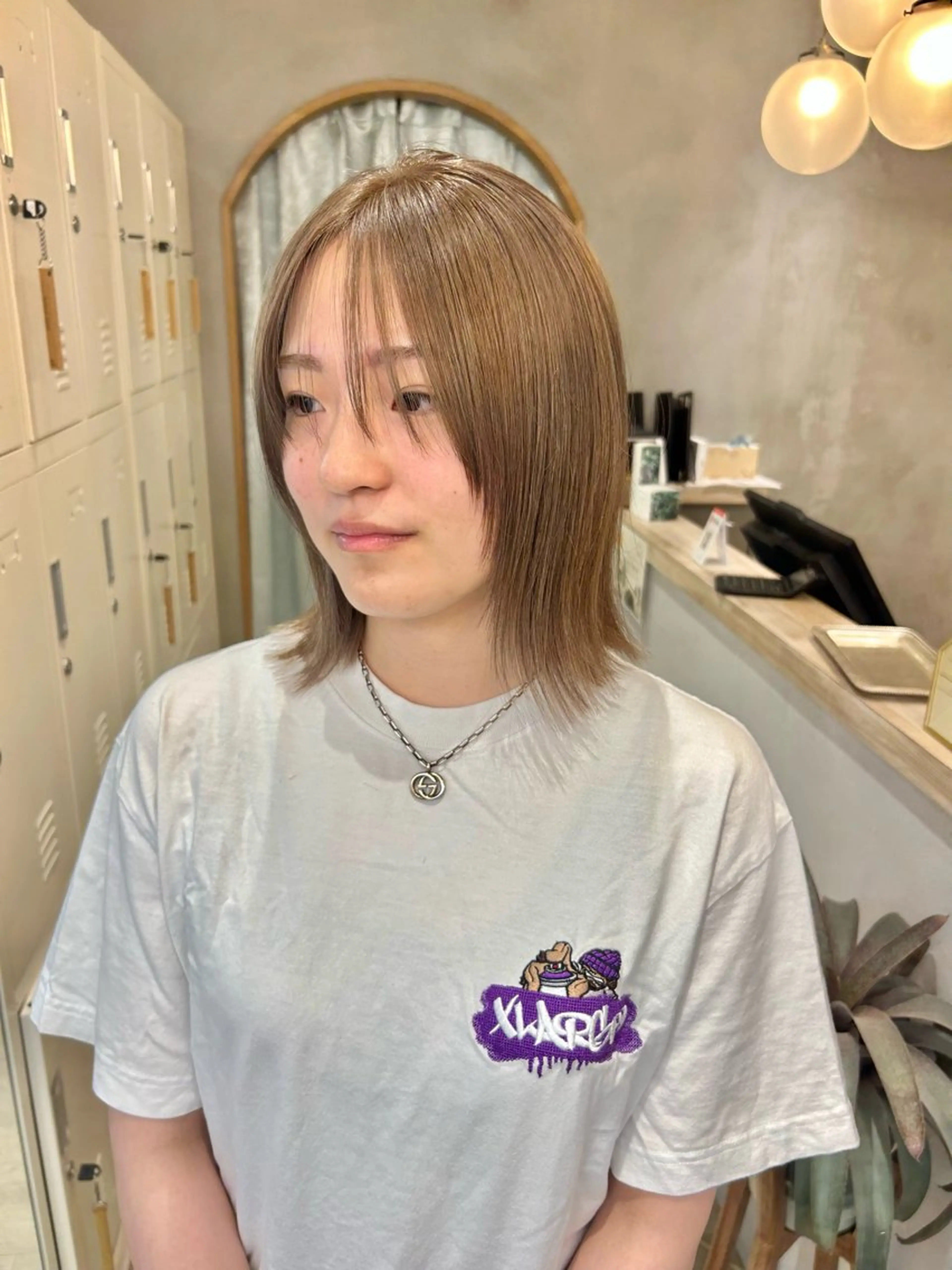 ミディアム カット ヘアカラー トリートメント 🩵縮毛矯正/ブリー チ/髪質改善/いつかのヘアスタイル