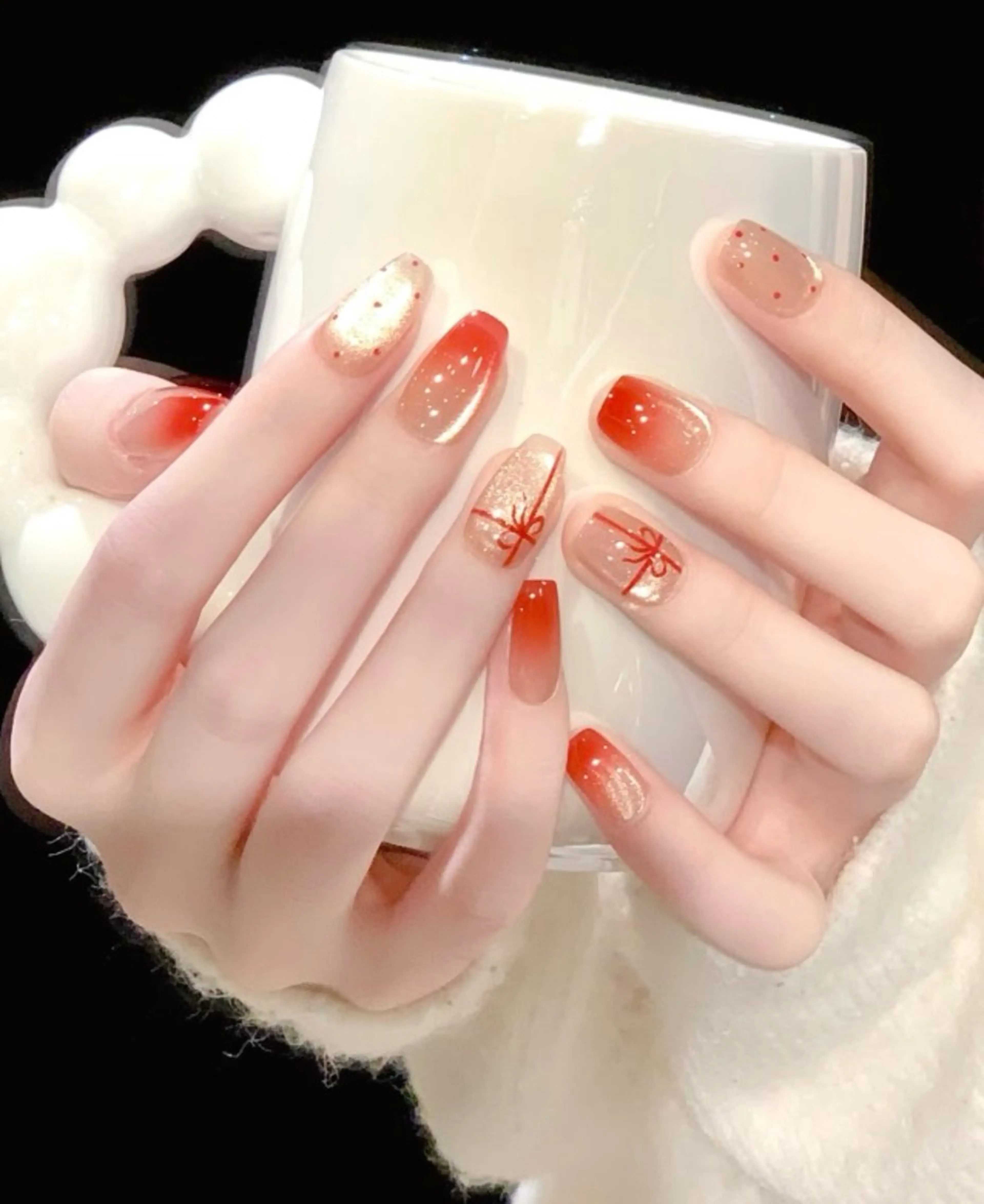 ネイル ハンドネイル H3 Nail Tsuki🦋💙のネイルデザイン