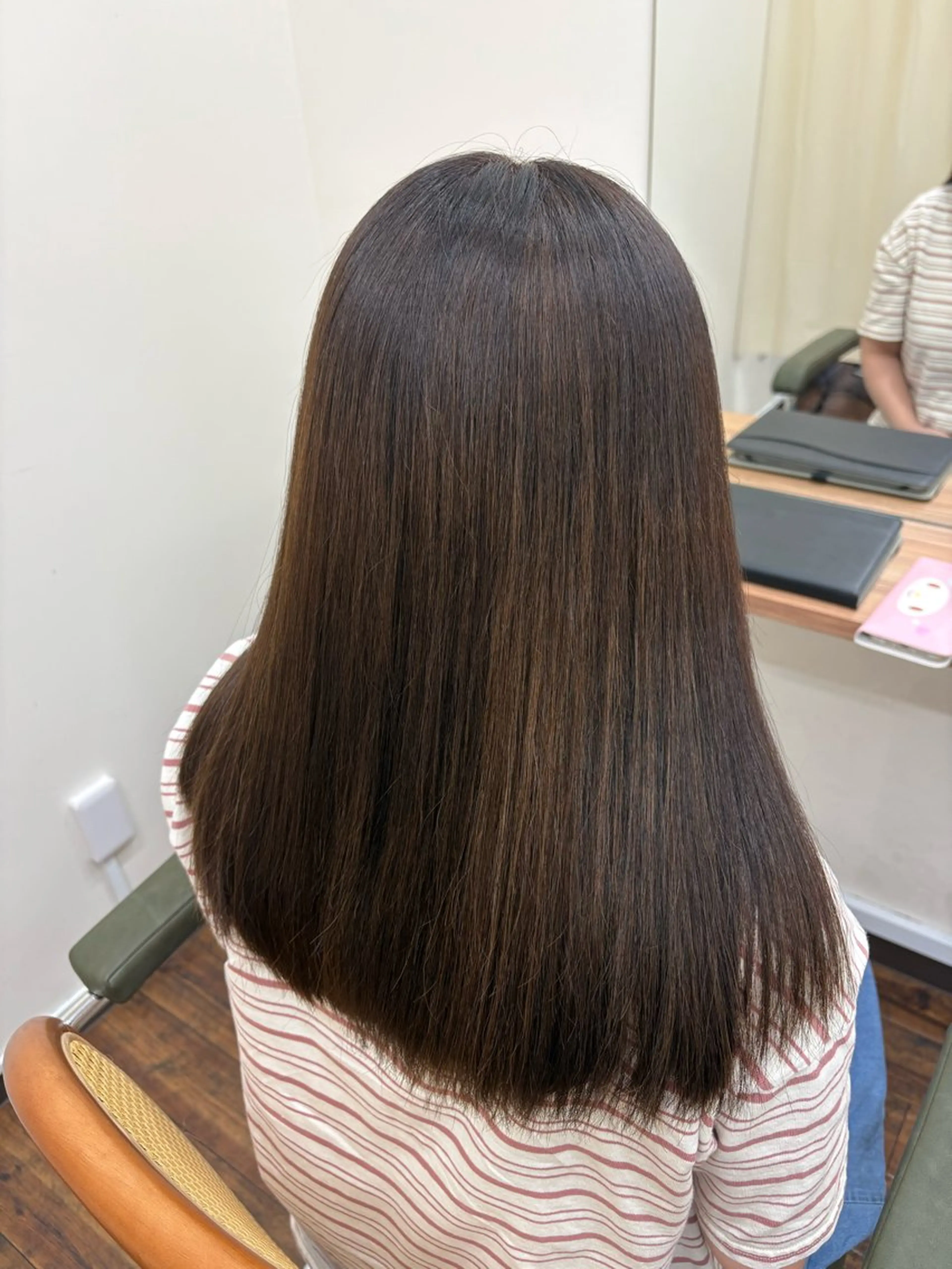 セミロング カット 縮毛矯正 トリートメント TELA HAIR 牛久店【テーラヘアー】所属・TELA HAIR 塩田シュンキのヘアスタイル