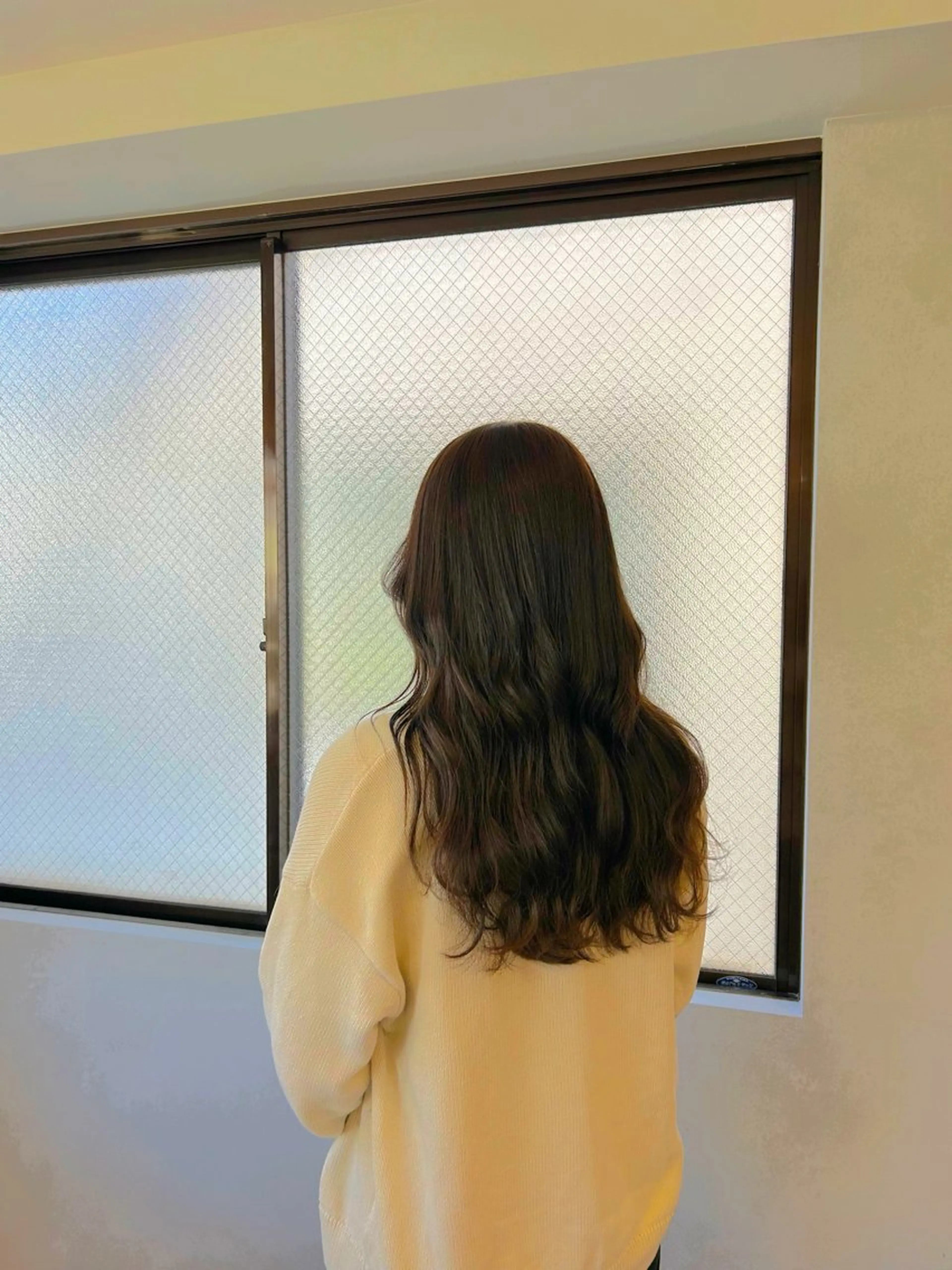 ロング カラー ベージュカラー オリーブベージュ 暖色･似合わせカラー (廣石沙英🎀)のヘアスタイル