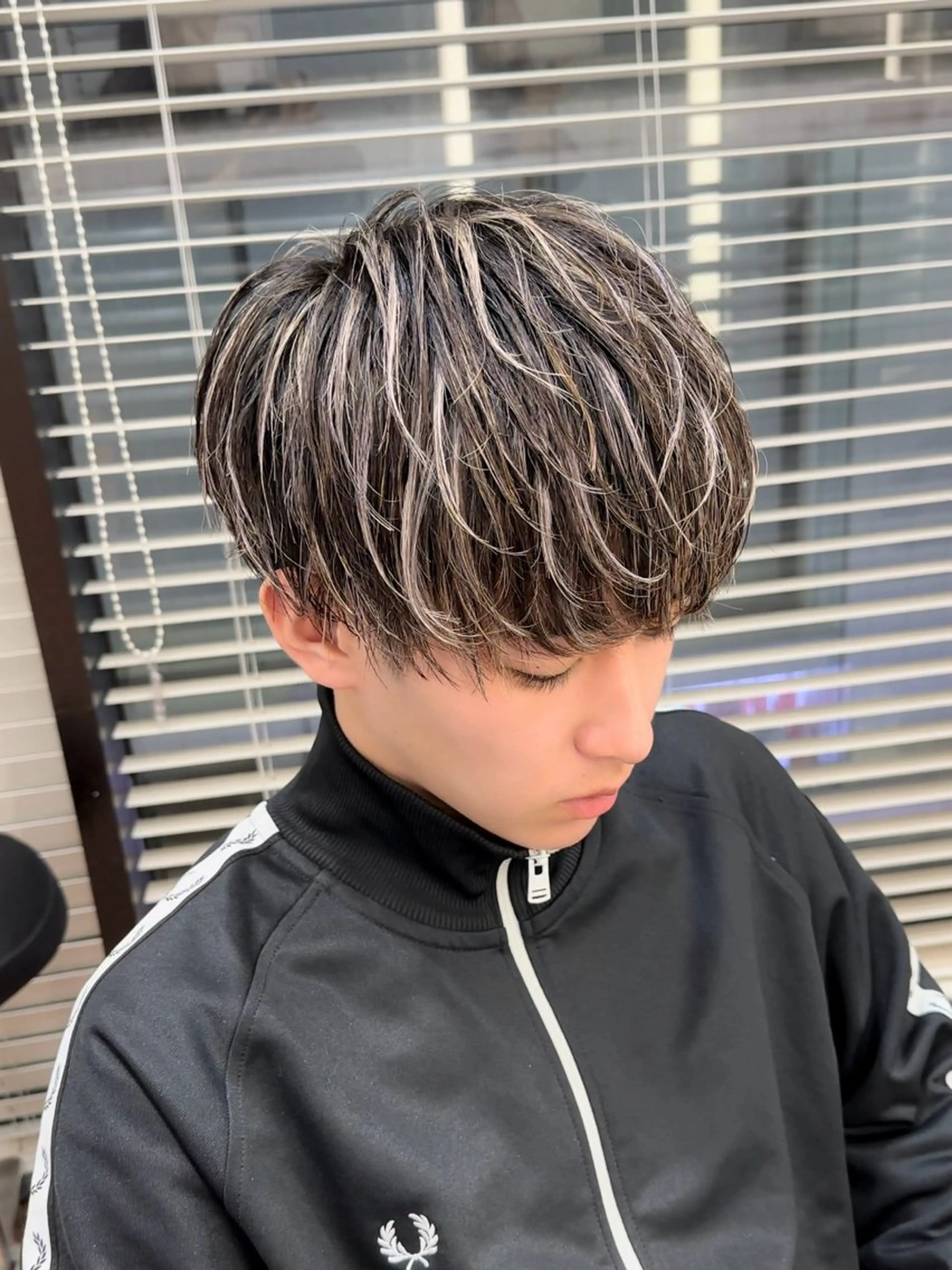 カラー メンズ ヘアカラー メンズカット ‪‪/メッシュのヘアスタイル