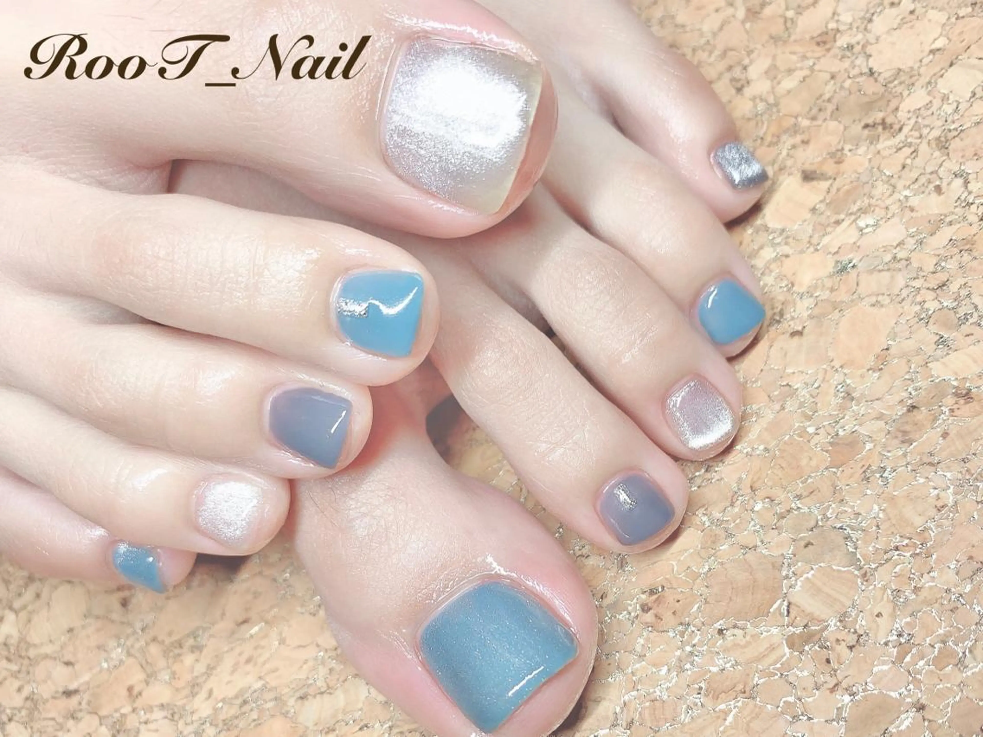 メンズ キッズ ネイル マグネットネイル フットネイル RooT Nailのネイルデザイン