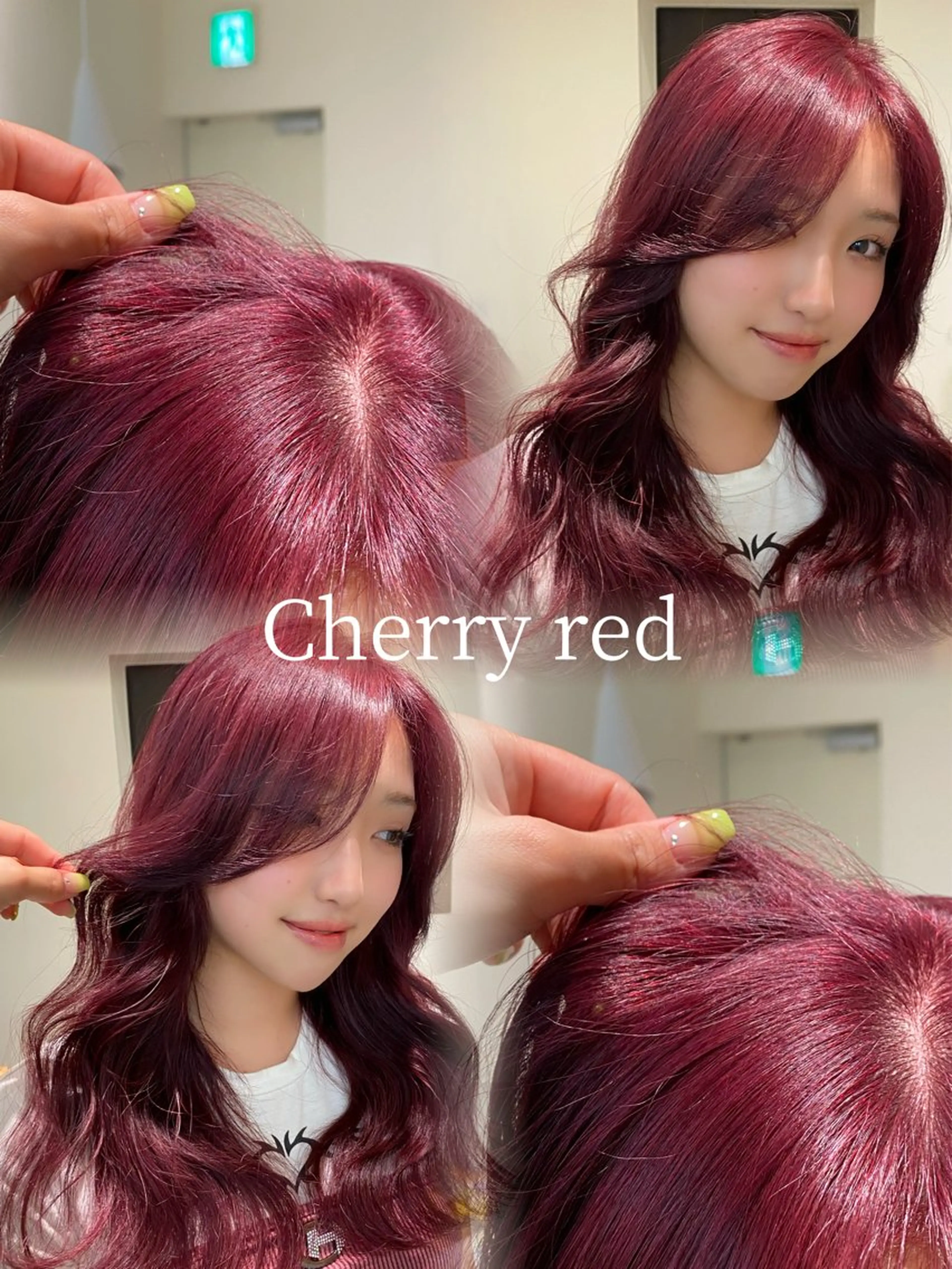 ロング カット ヘアカラー トリートメント ヘッドスパ 銀座/前髪顔まわり/ 透明感カラー/danのヘアスタイル