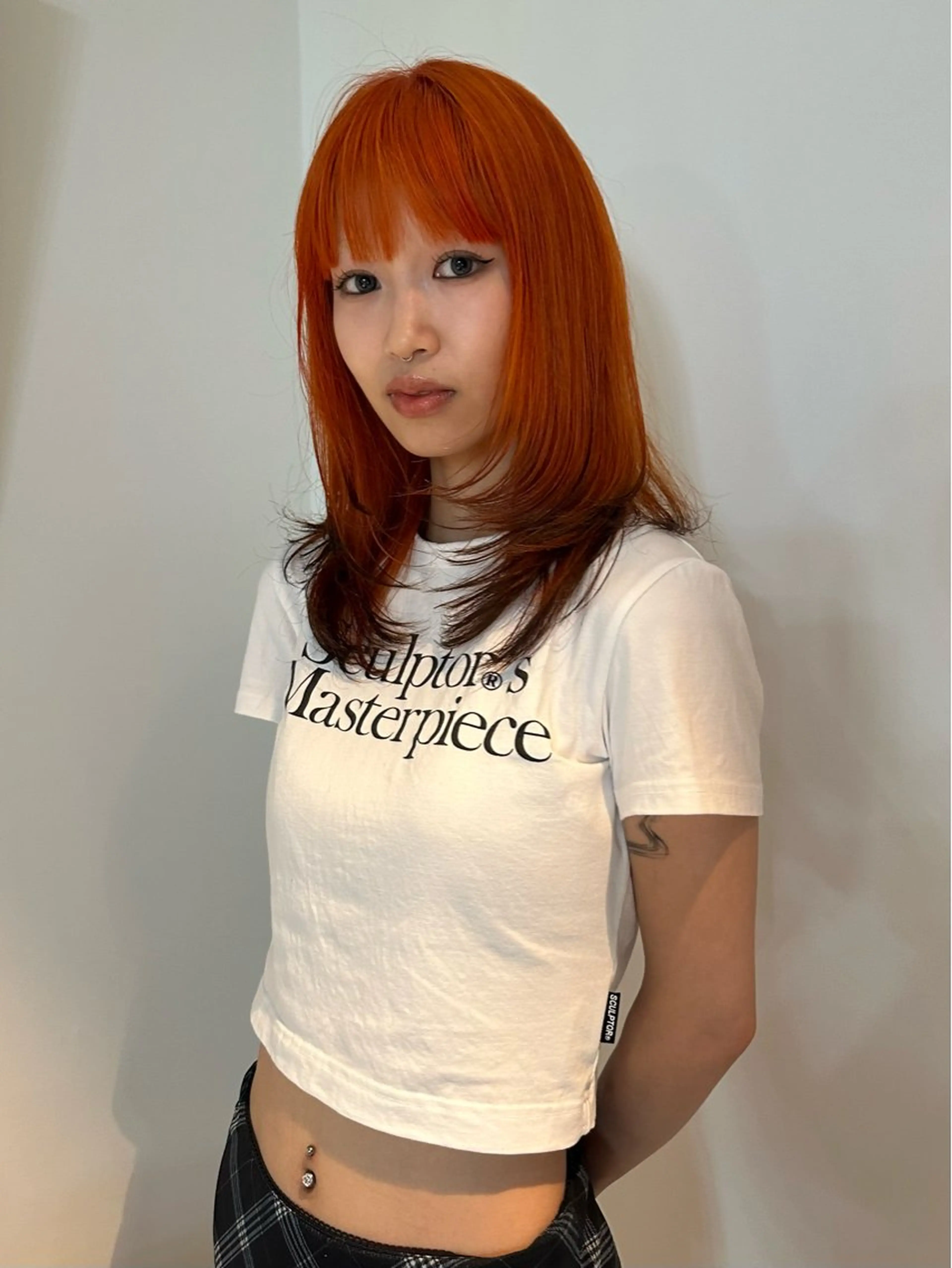 セミロング カラー カット ヘアカラー トリートメント ケアブリーチ💘 rino🪷高円寺のヘアスタイル