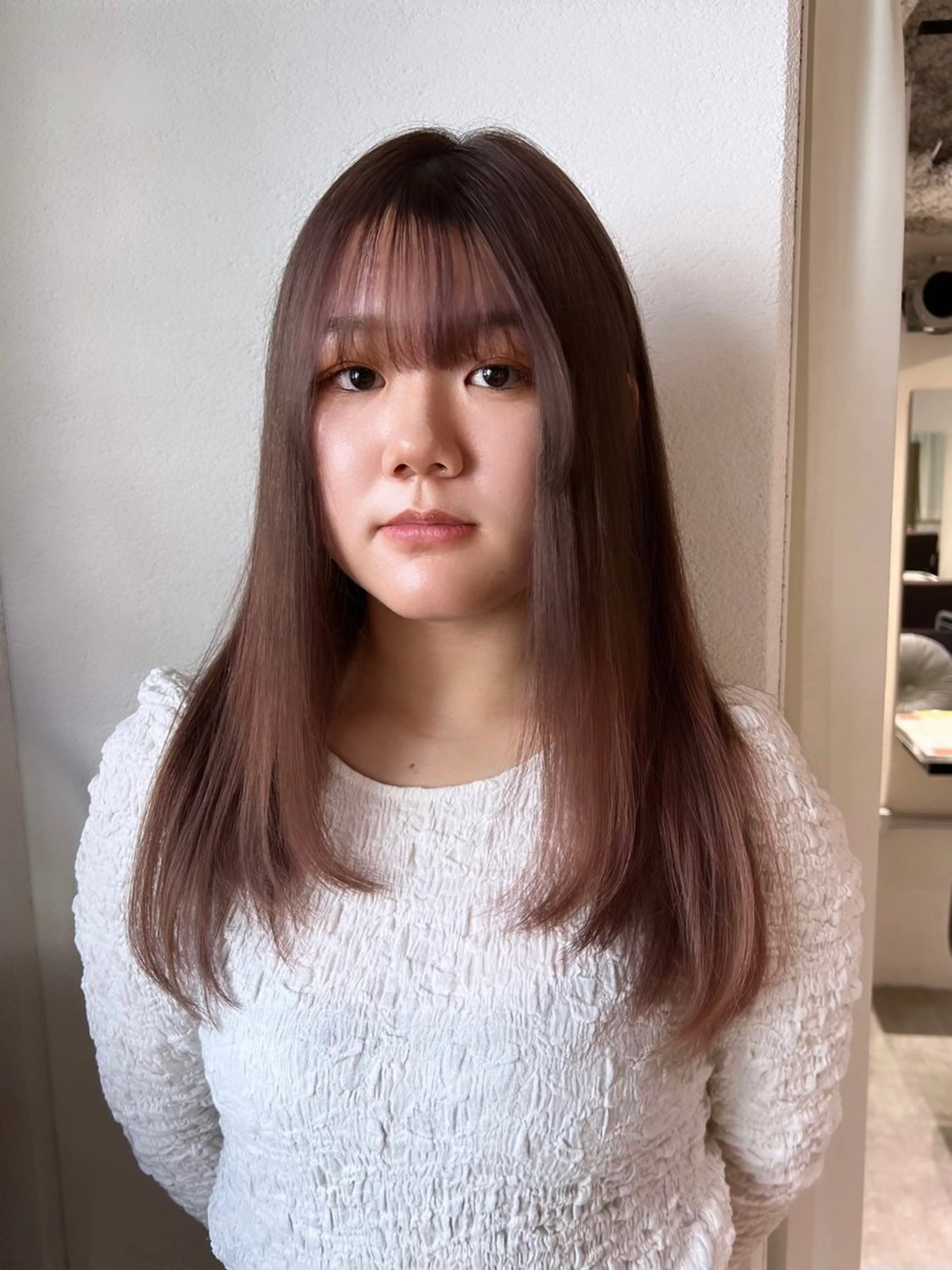ロング カラー ブリーチ ケアブリーチ 透明感カラー デザインカラー ダブルカラー nendo_hair所属・ハイトーン/ブリーチ レイヤーsonokaのヘアスタイル