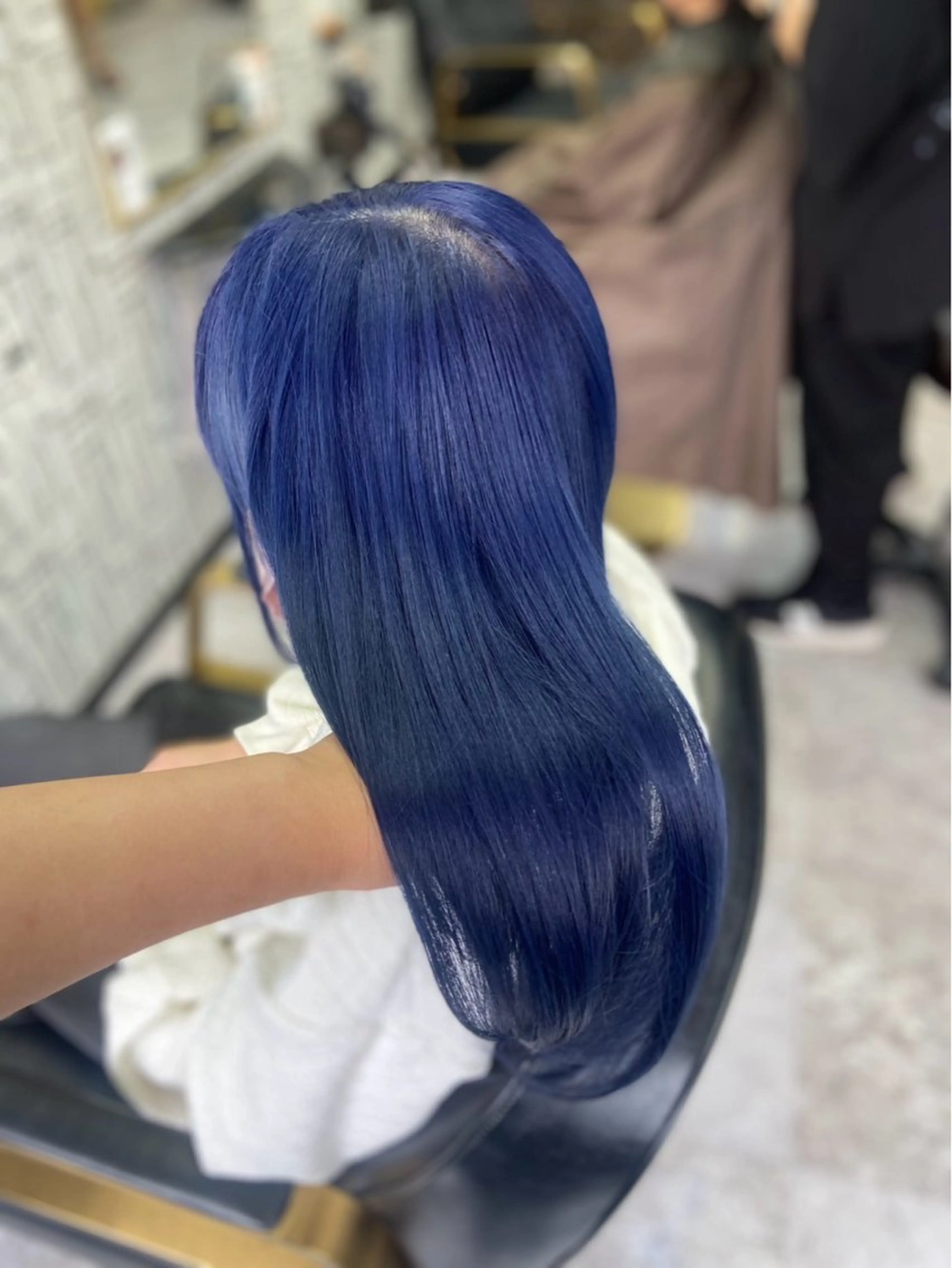 ロング 北村 理奈のヘアスタイル