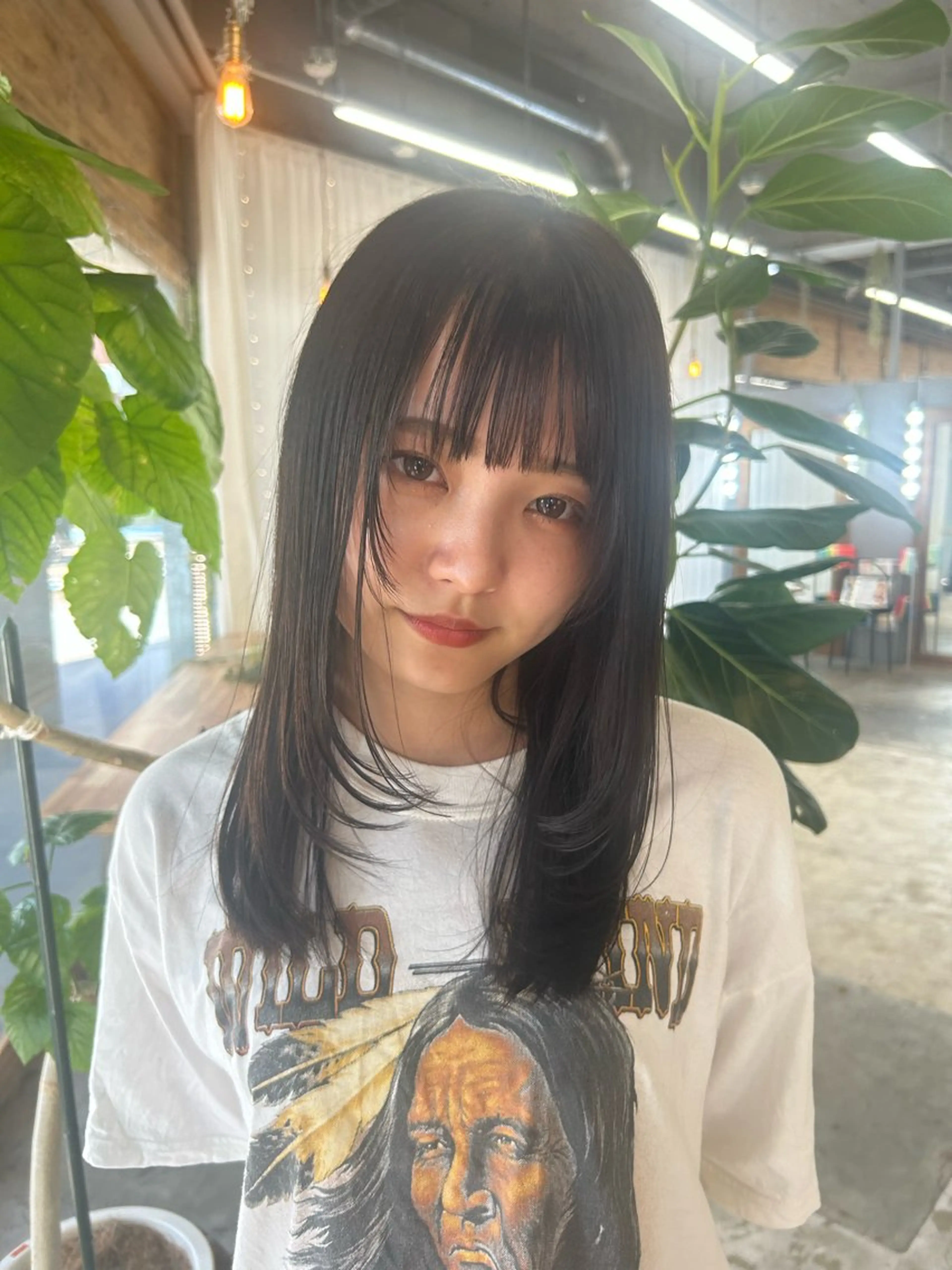 セミロング 顔まわりレイヤー 顔周りカット レイヤーカット VISUALIST所属・小倉/レイヤー/ 顔周りカット/naoのヘアスタイル