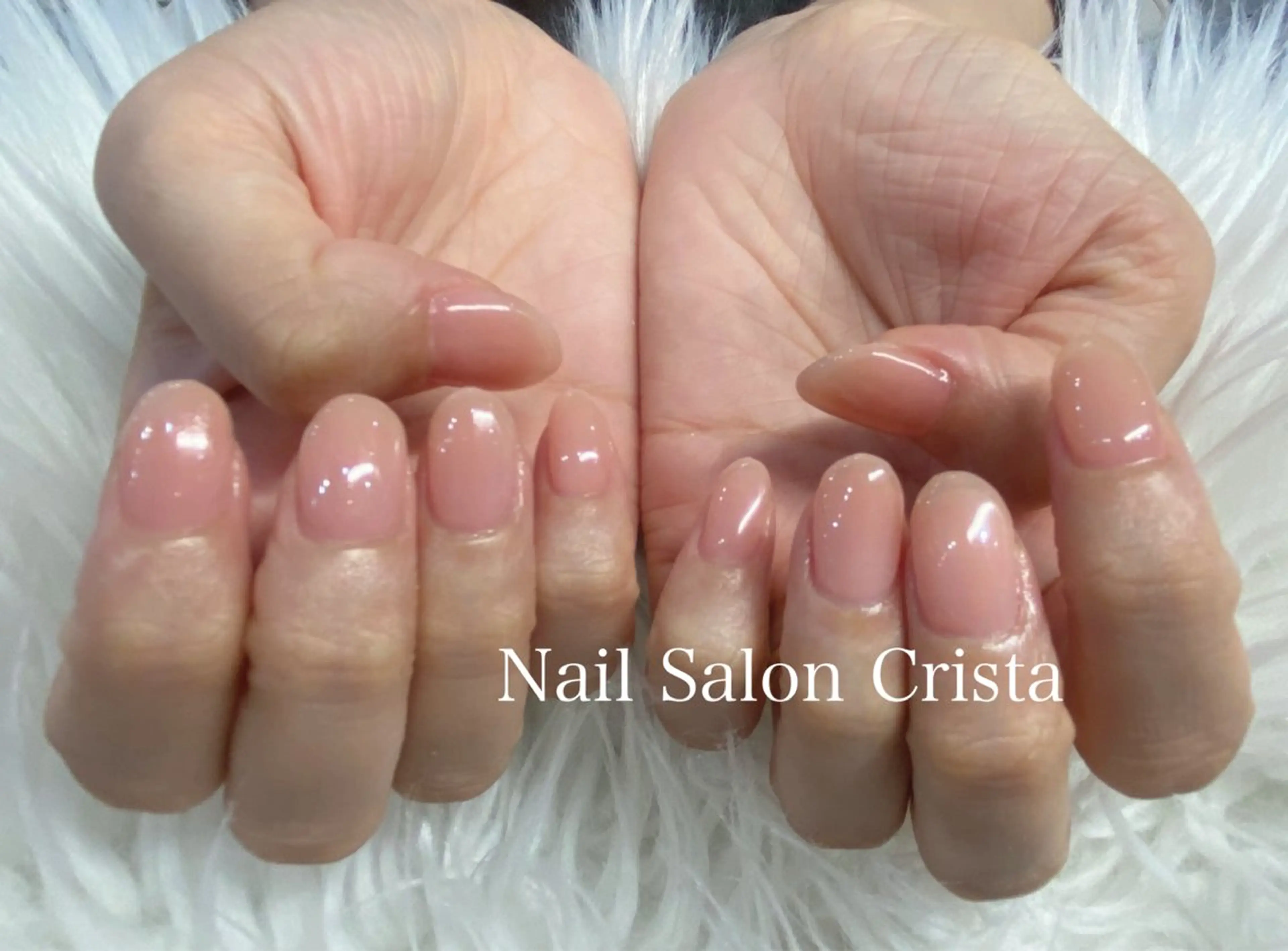 ネイル ジェルネイル パラジェル ピンク ハンドネイル CRISTA所属・CRISTA MOMO🤍のネイルデザイン