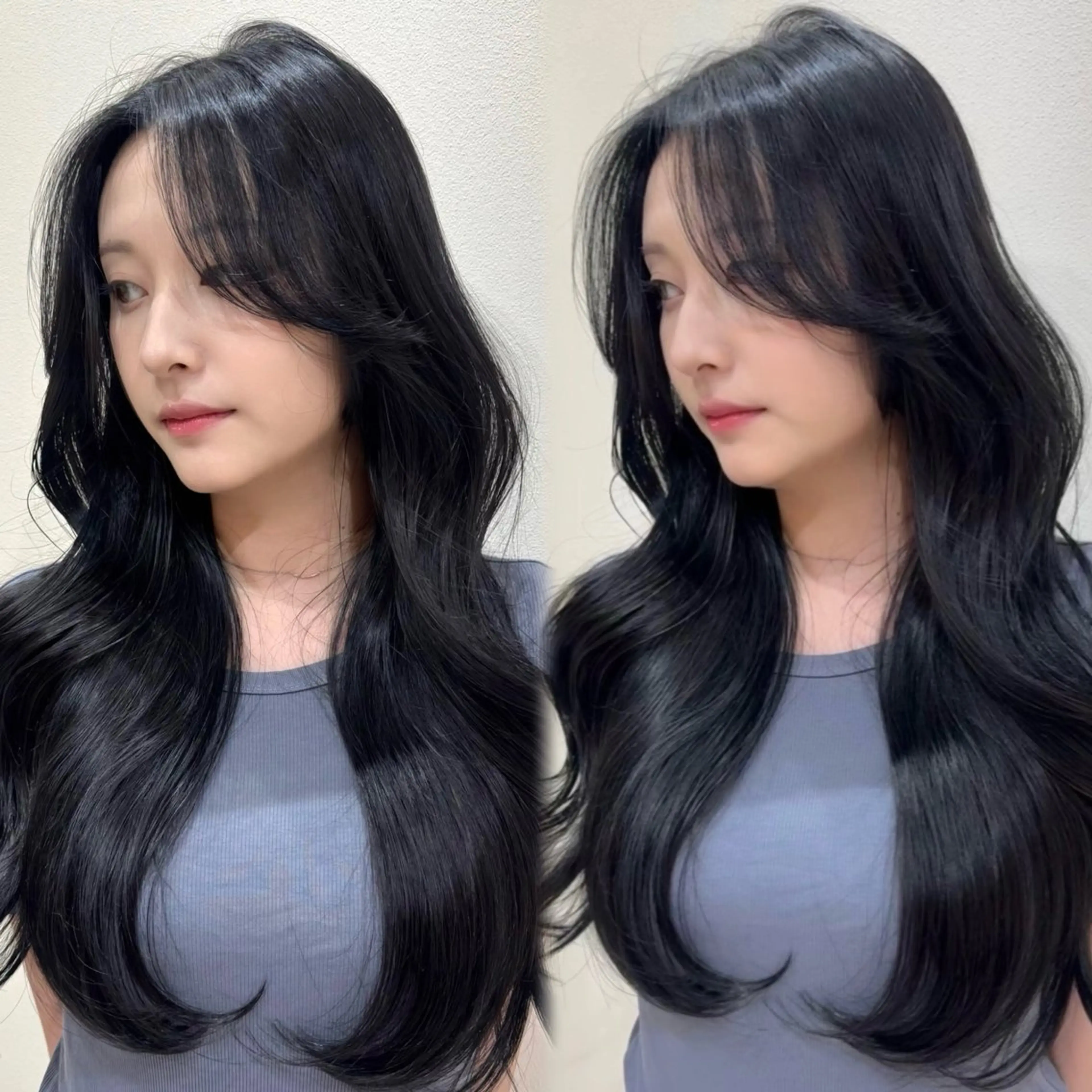 ロング カラー ヘアアレンジ カット ヘアカラー トリートメント 🤍色気レイヤー🤍 リナのヘアスタイル