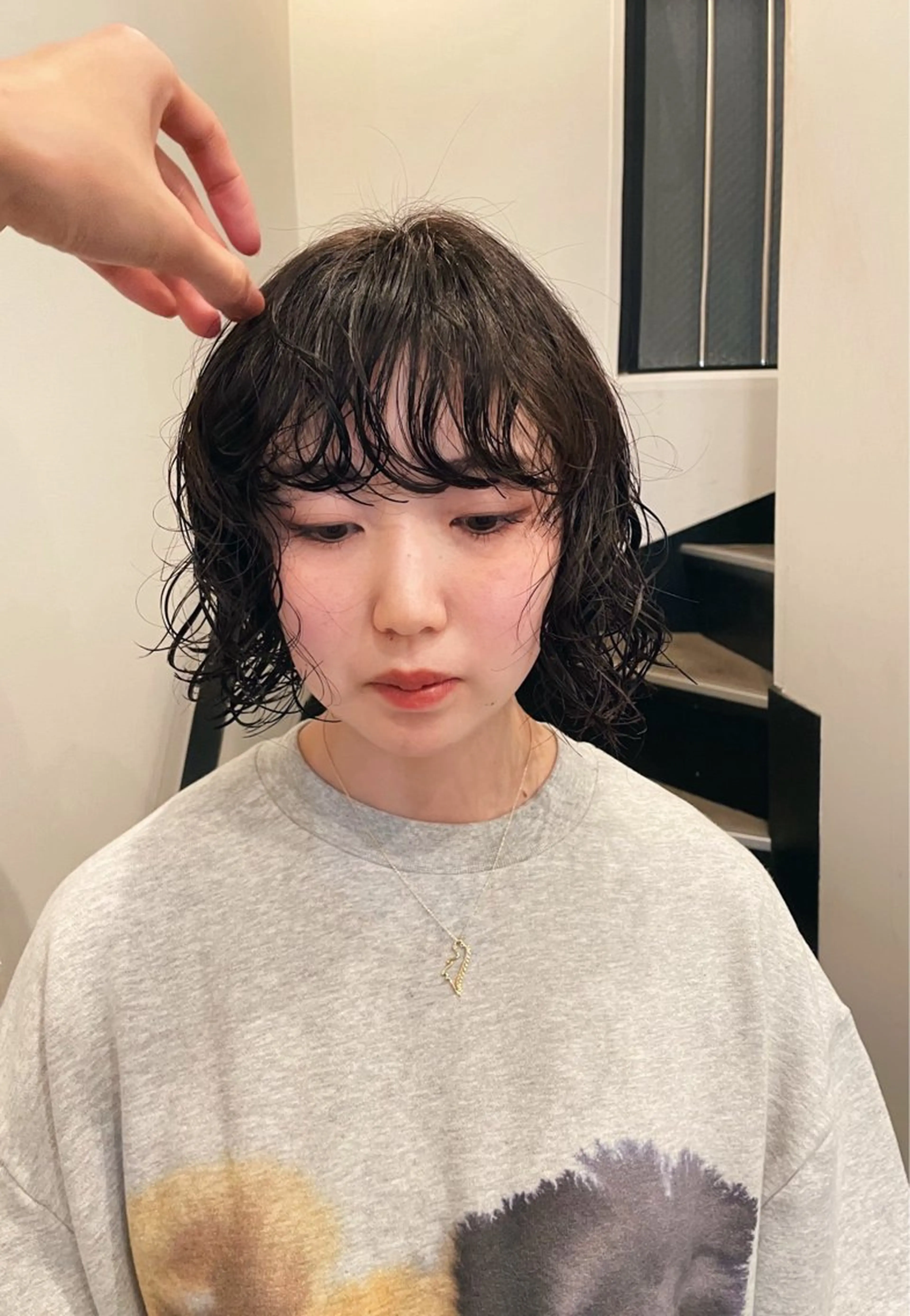 ショート パーマ カット パーマ トリートメント ボブ／パーマ指名 No. 1🍃れんとのヘアスタイル