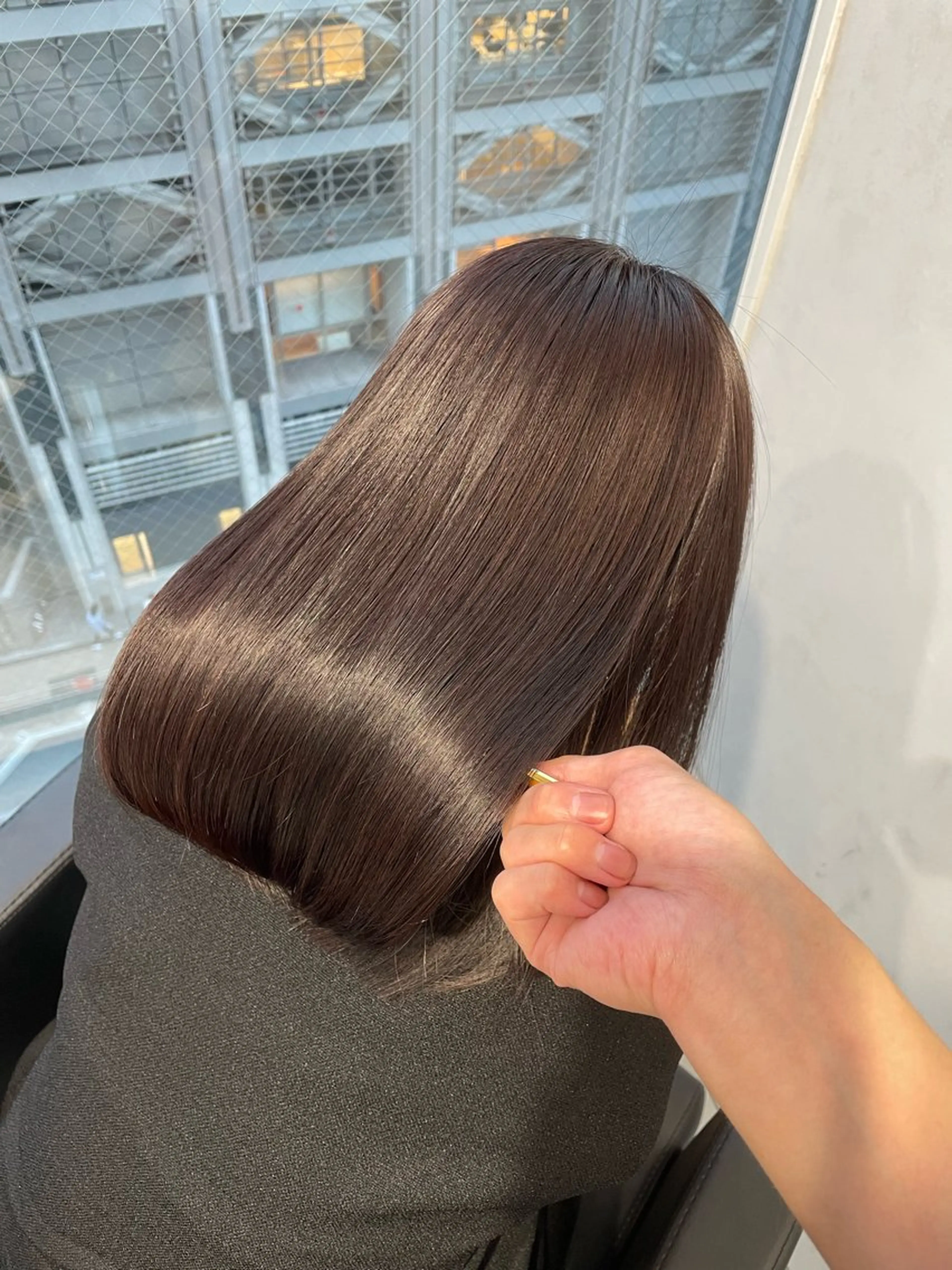 ミディアム カラー 髪質改善 ✨髪質改善✨美髪 矯正🫧小泉のヘアスタイル