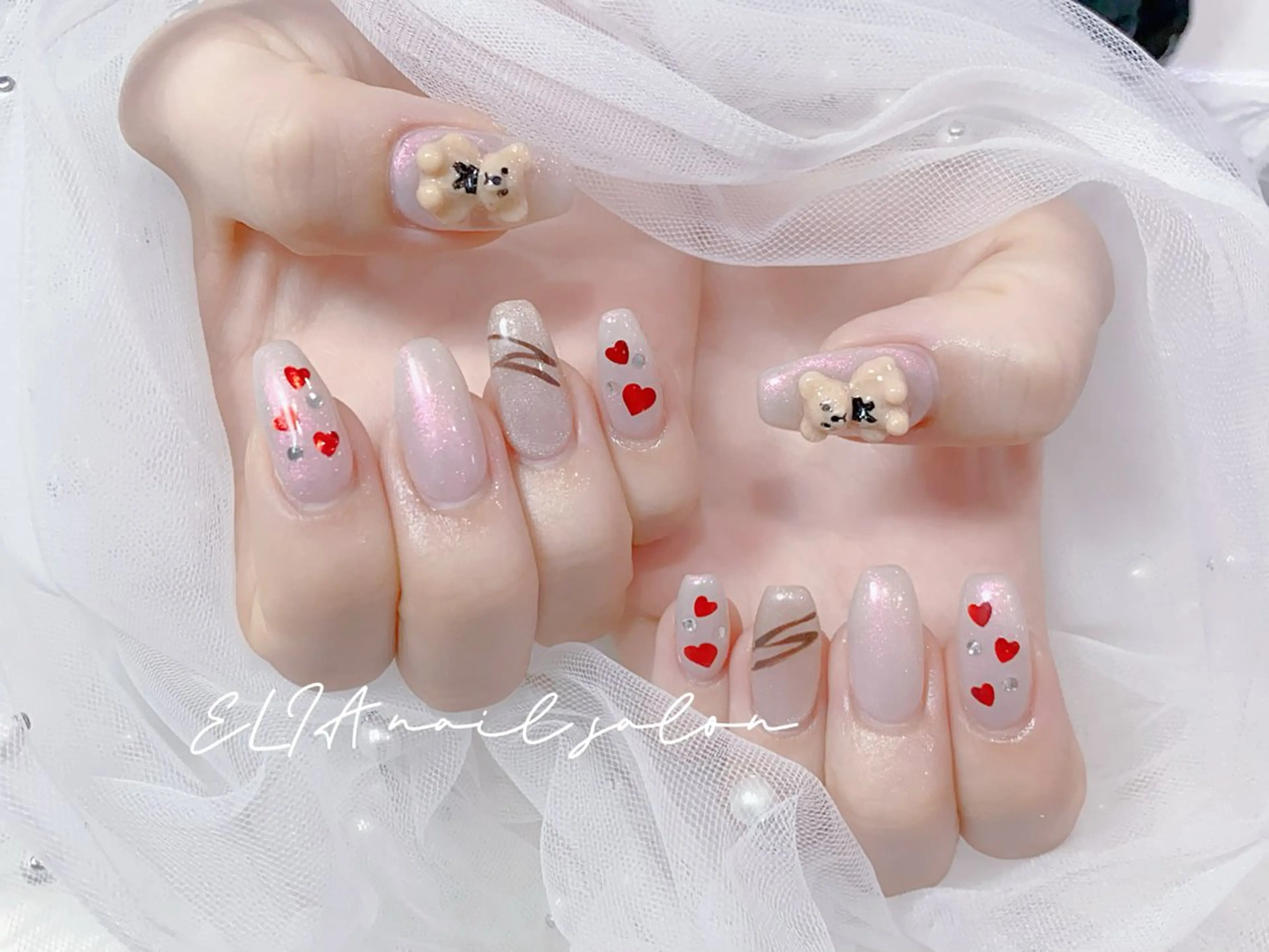 ネイル バレンタイン ELIA【エリア】 nailsalonのネイルデザイン