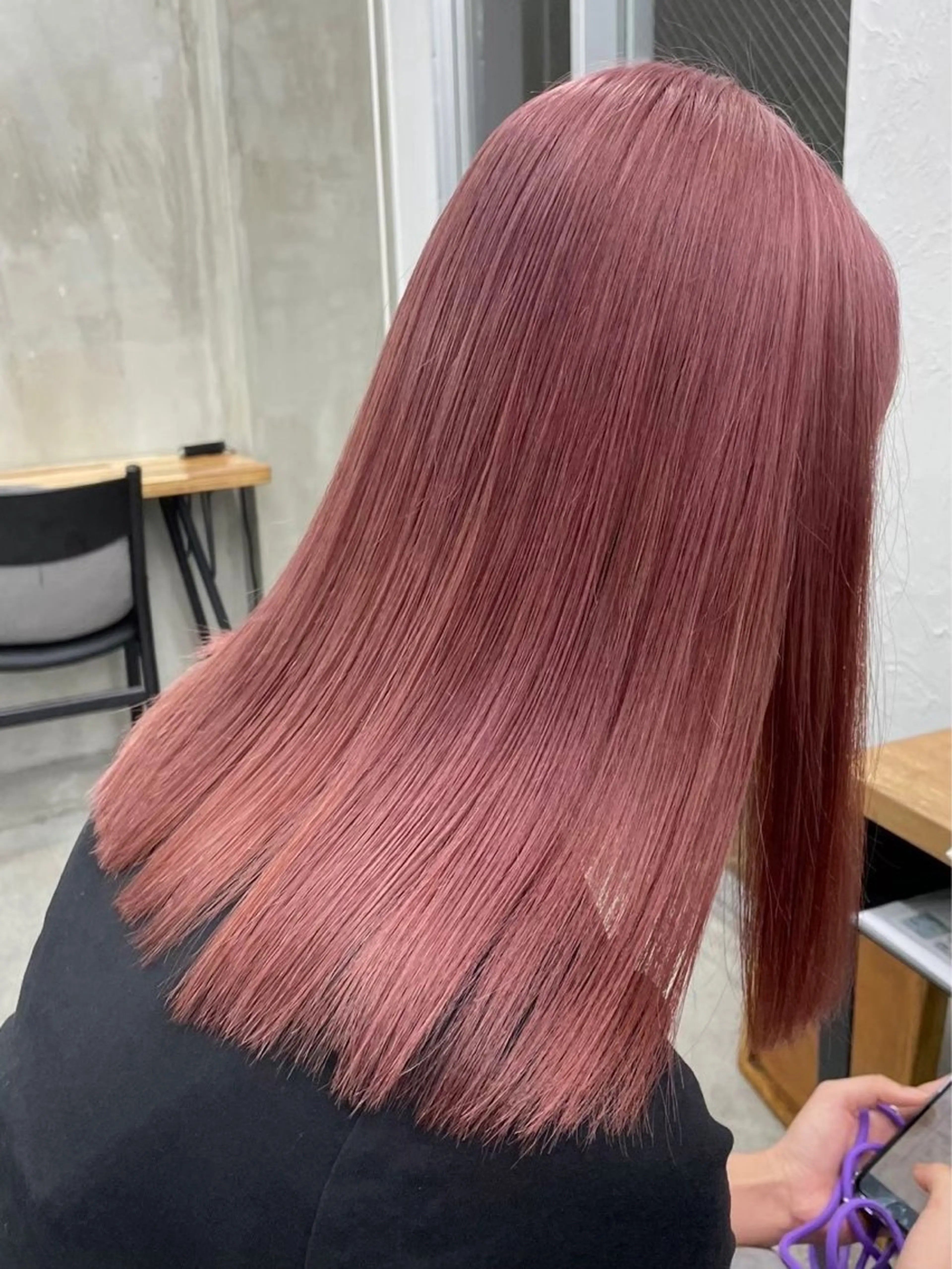 ロング カラー 🫐寒色系カラー 🫐ヤマナカリリカのヘアスタイル