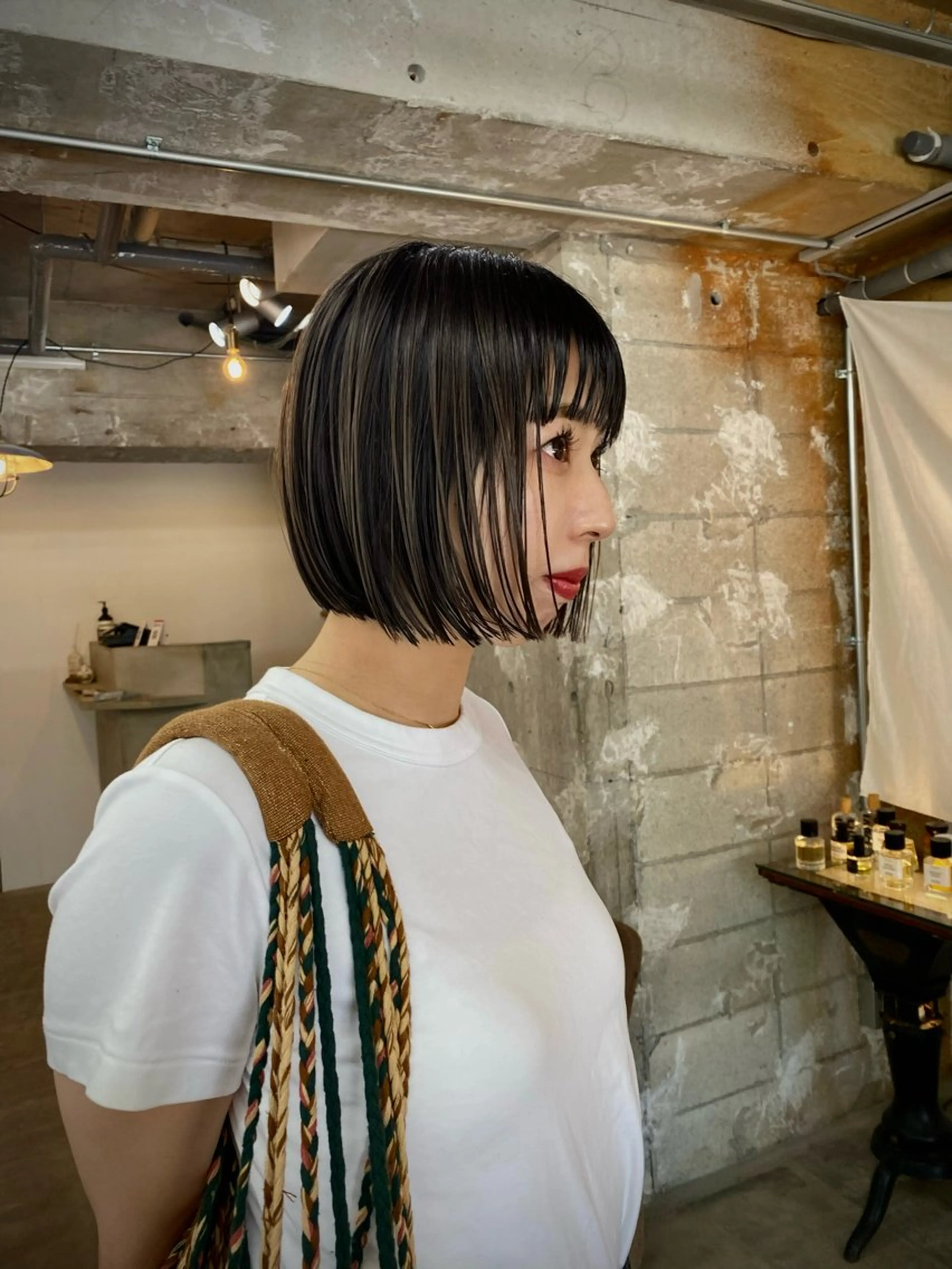 ショート カラー カット ヘアカラー KEI gattacaのヘアスタイル