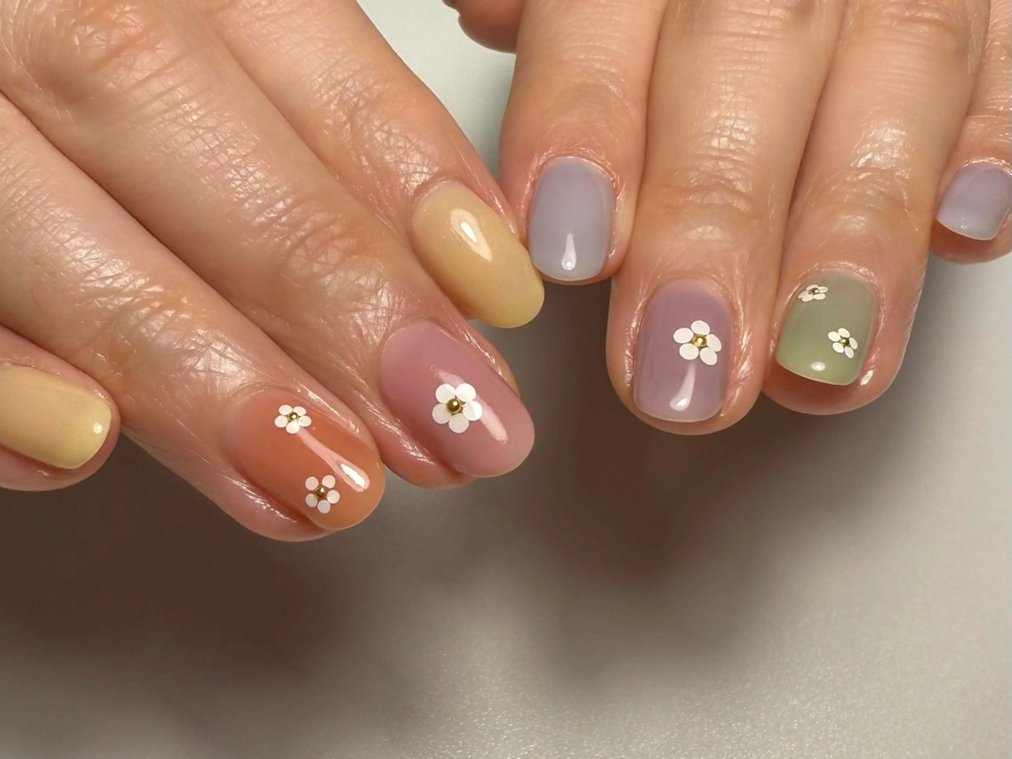 ネイル パステルネイル 春ネイル nailroom lilasのネイルデザイン