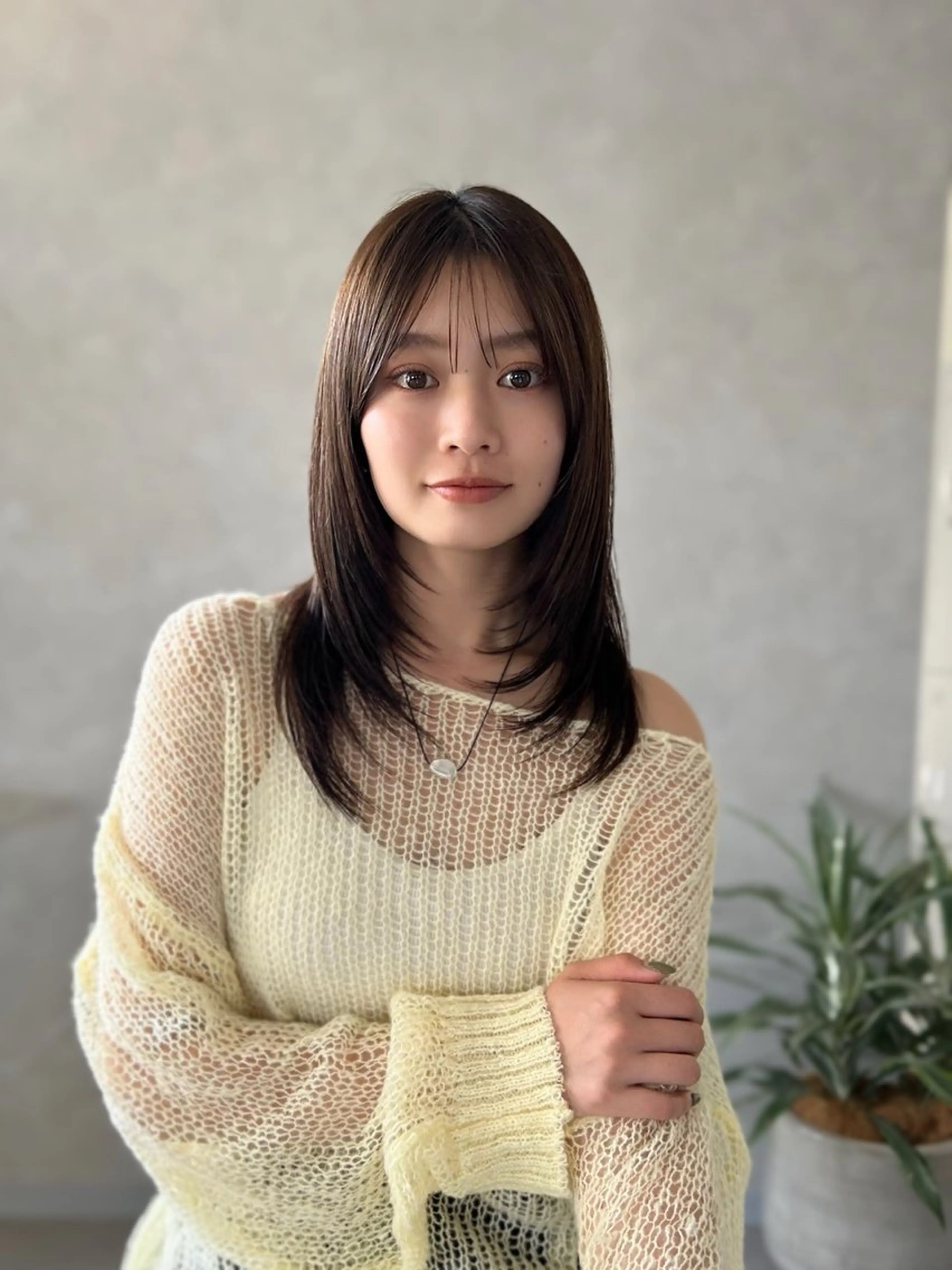 ミディアム レイヤーカット カット トリートメント ❤️ショートカット ・顔周りカット❤️のヘアスタイル