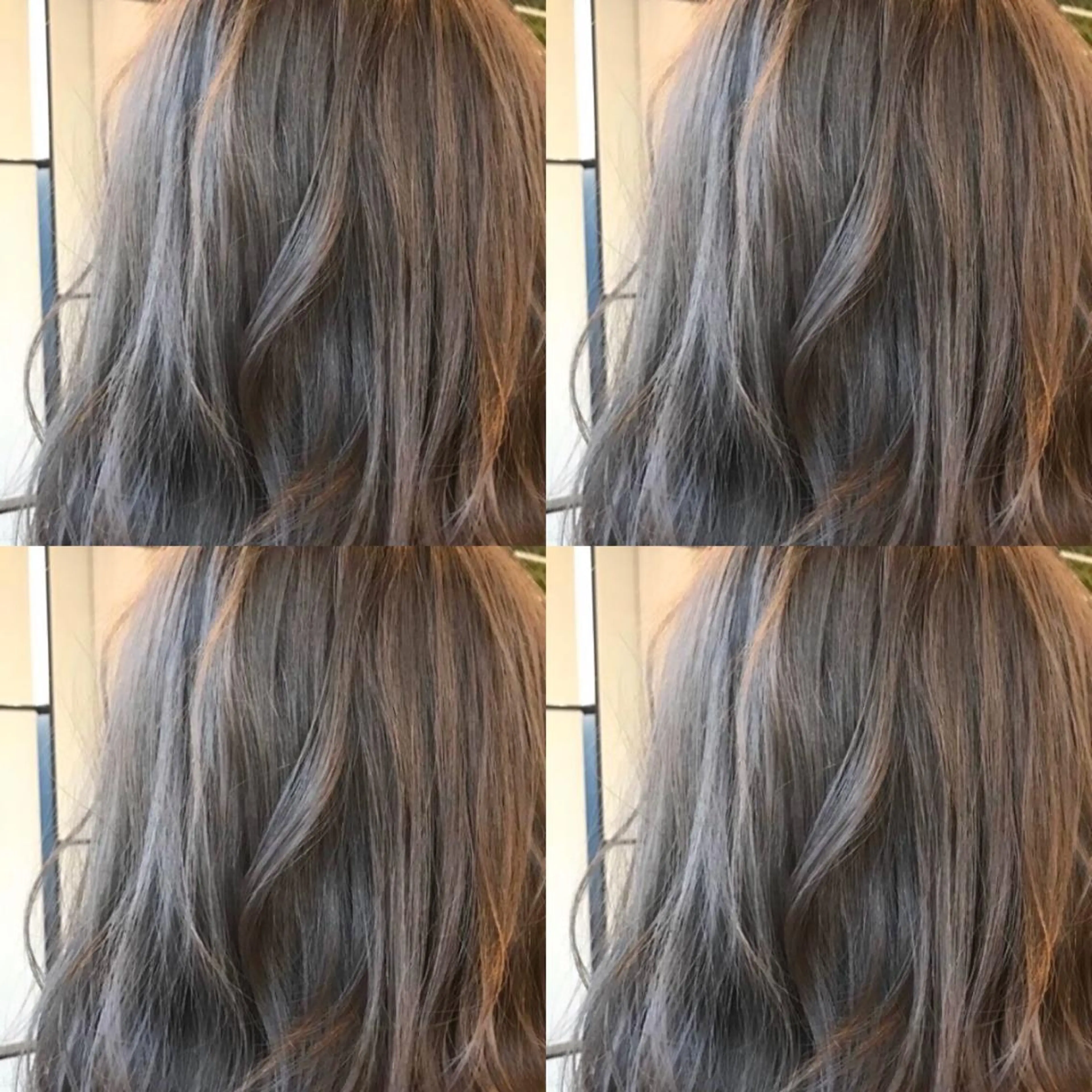 セミロング カラー ヘアカラー Hanna by W_SALONのヘアスタイル