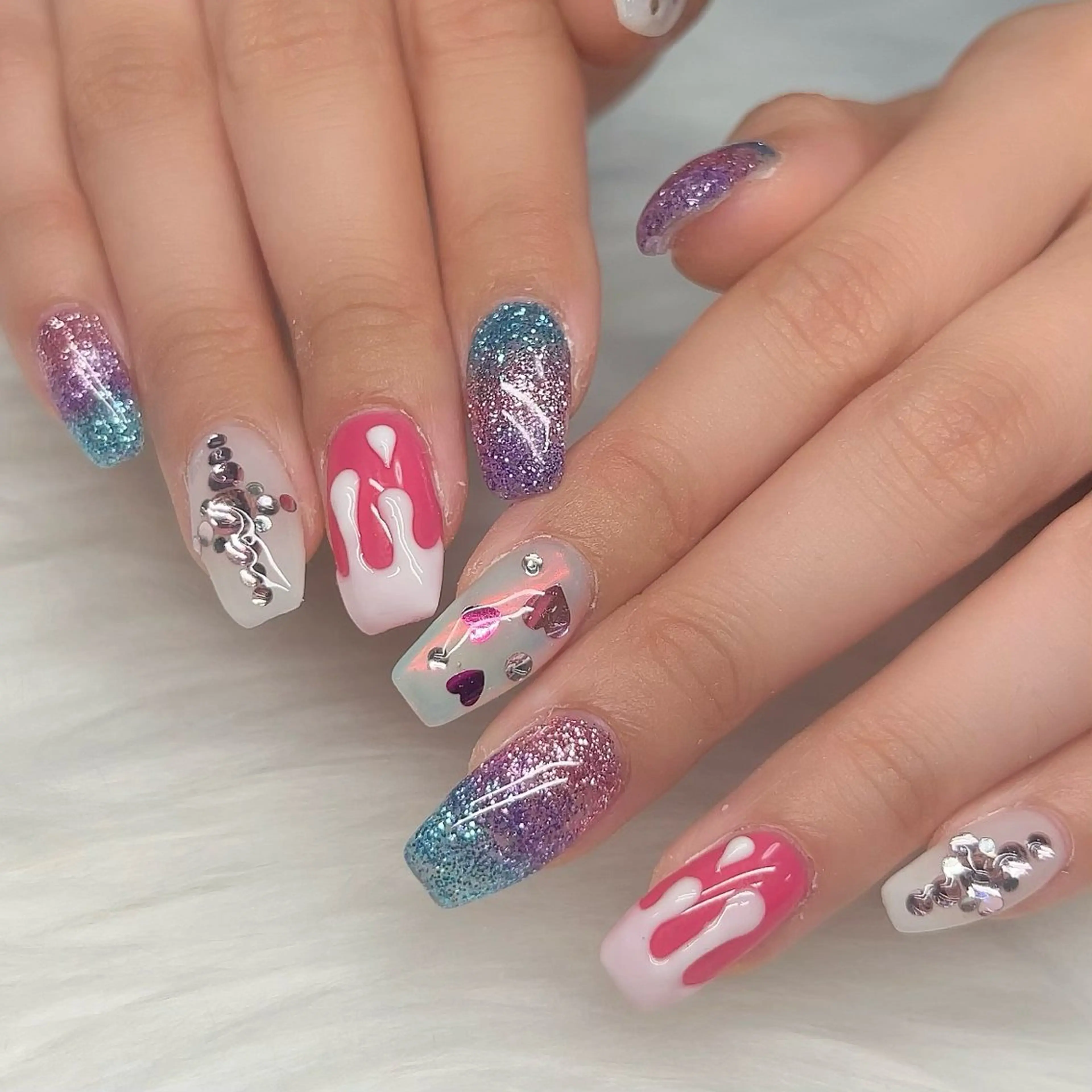 ネイル ハンドネイル 【Yappy🌈】 💖P-tanaのネイルデザイン