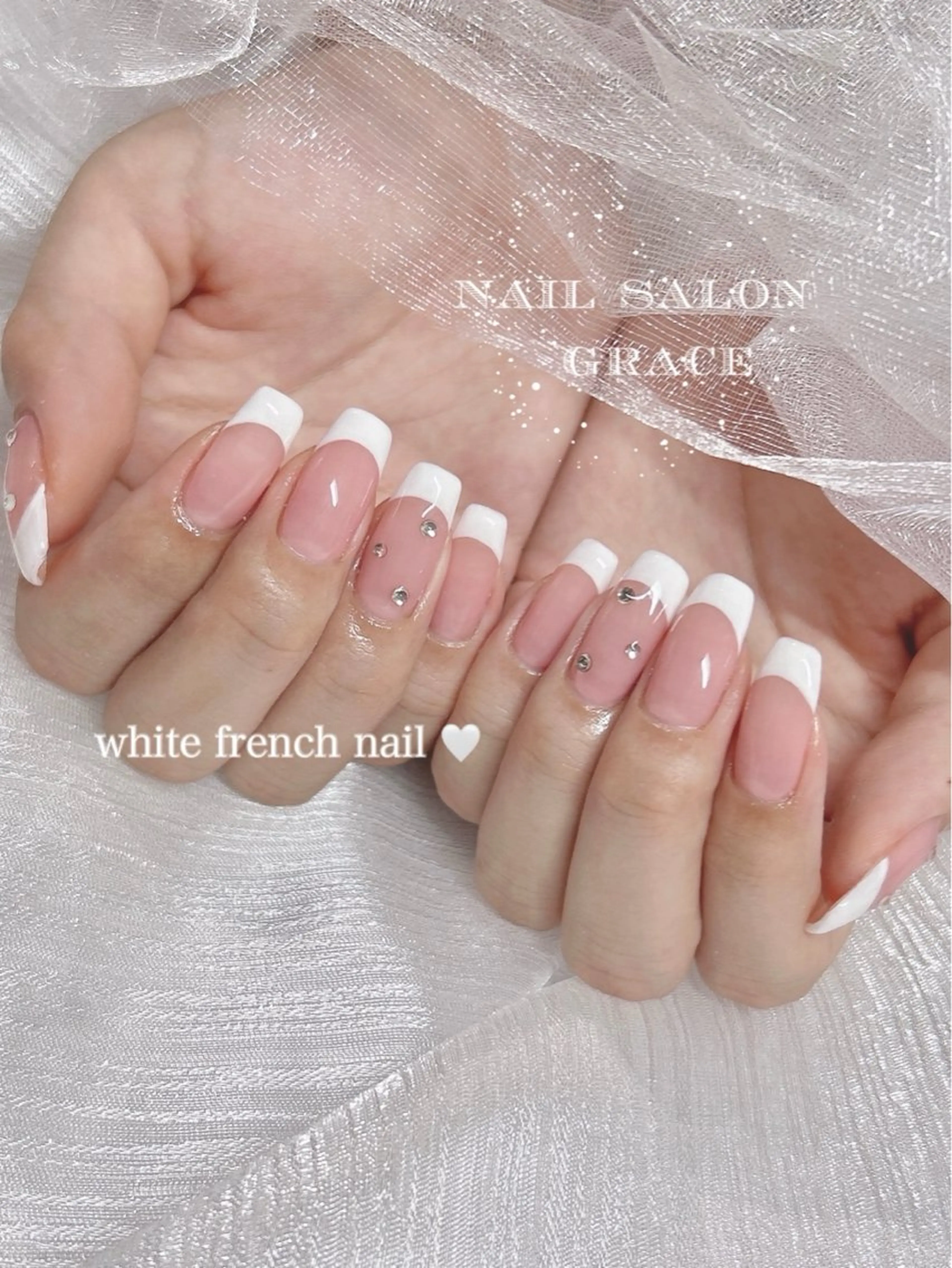 ネイル フレンチネイル ハンドネイル nailsalon GRACE所属・GRACE nailのネイルデザイン