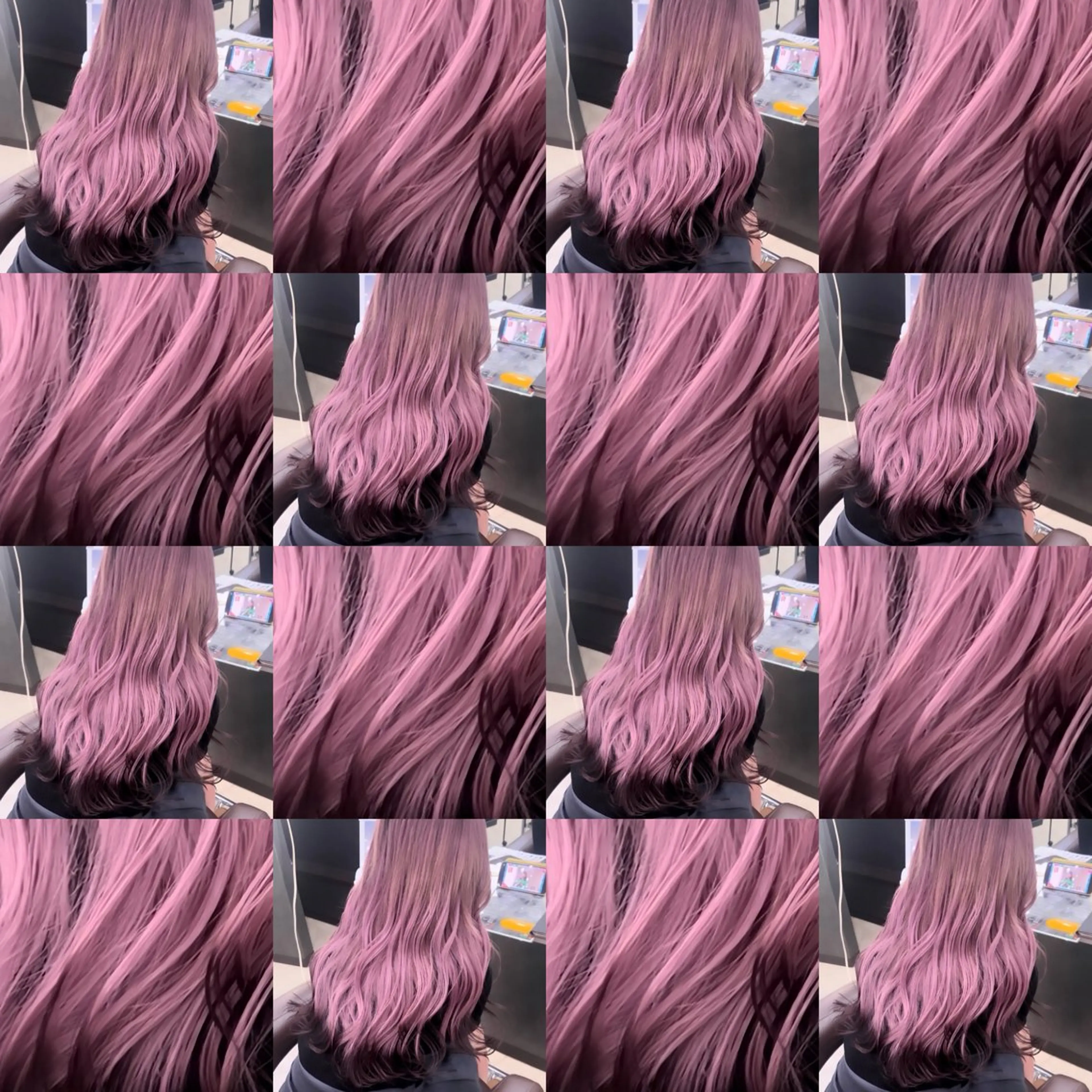 ロング カラー ヘアカラー DESIGNSALON LIA所属・問屋町のブリーチデザ イン屋さん🌈ゆうまのヘアスタイル