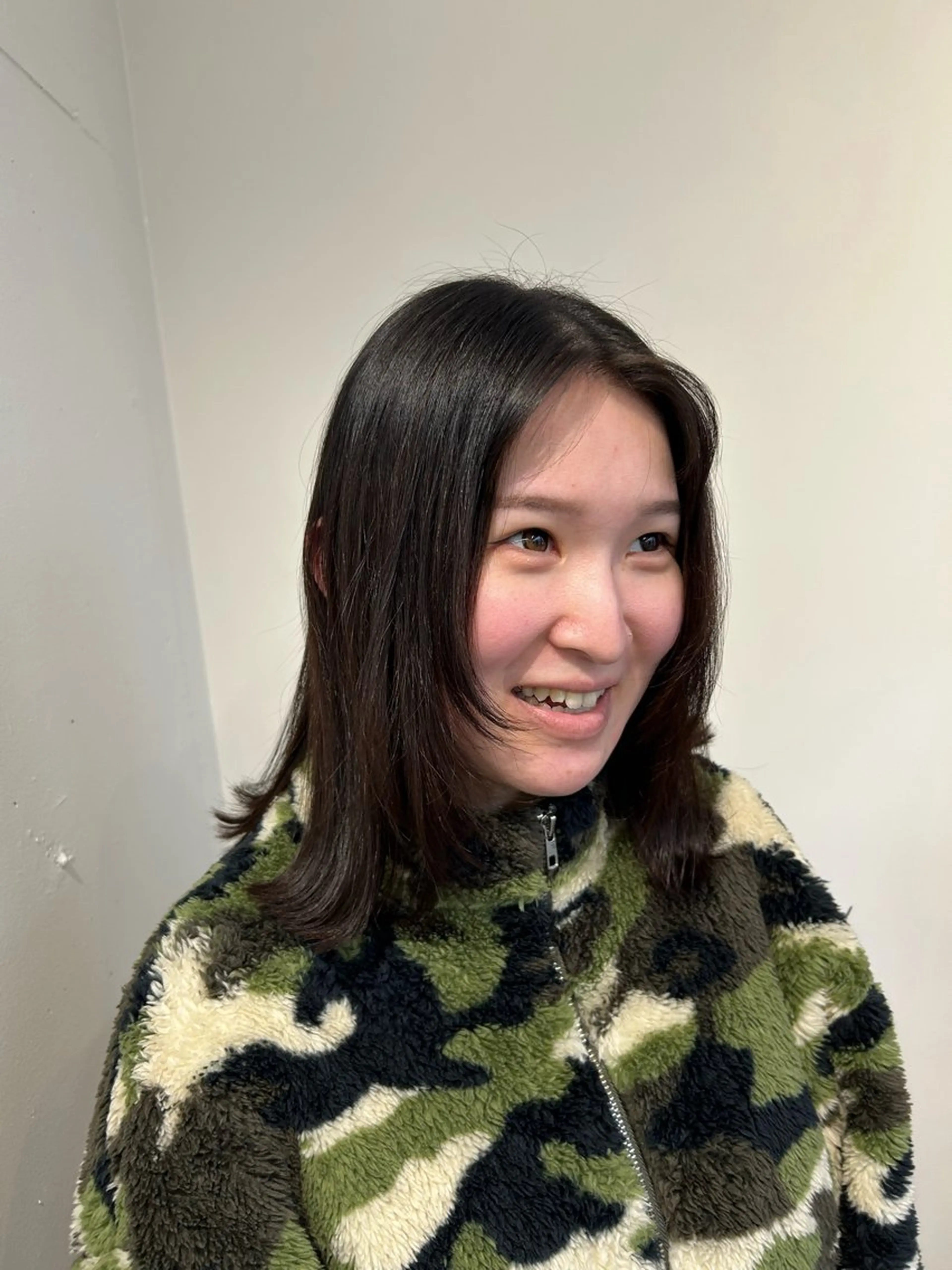 ミディアム カットモデル募集/ 万代/関谷　朋実のヘアスタイル