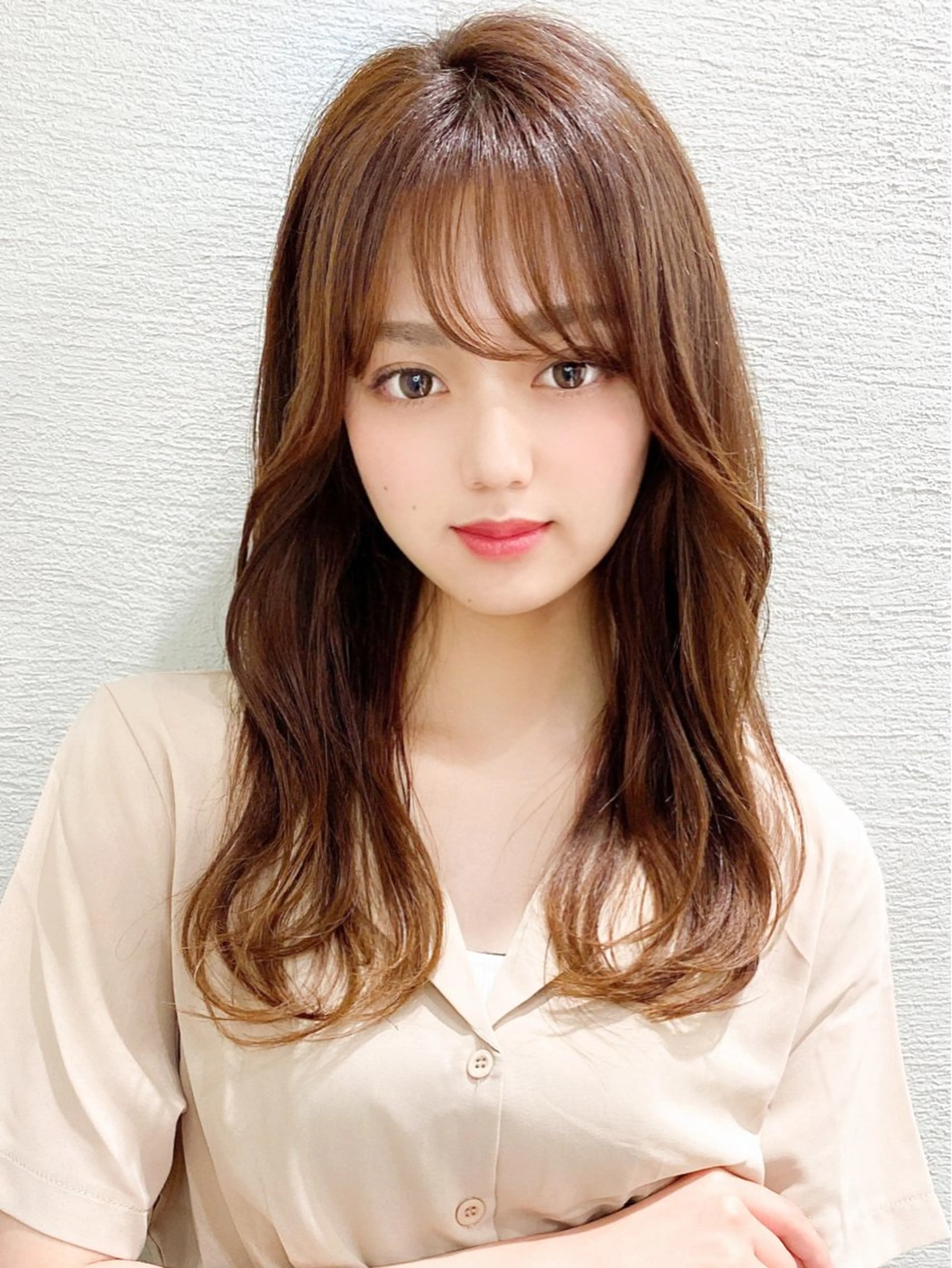 前髪カット+スタイリング付きの写真