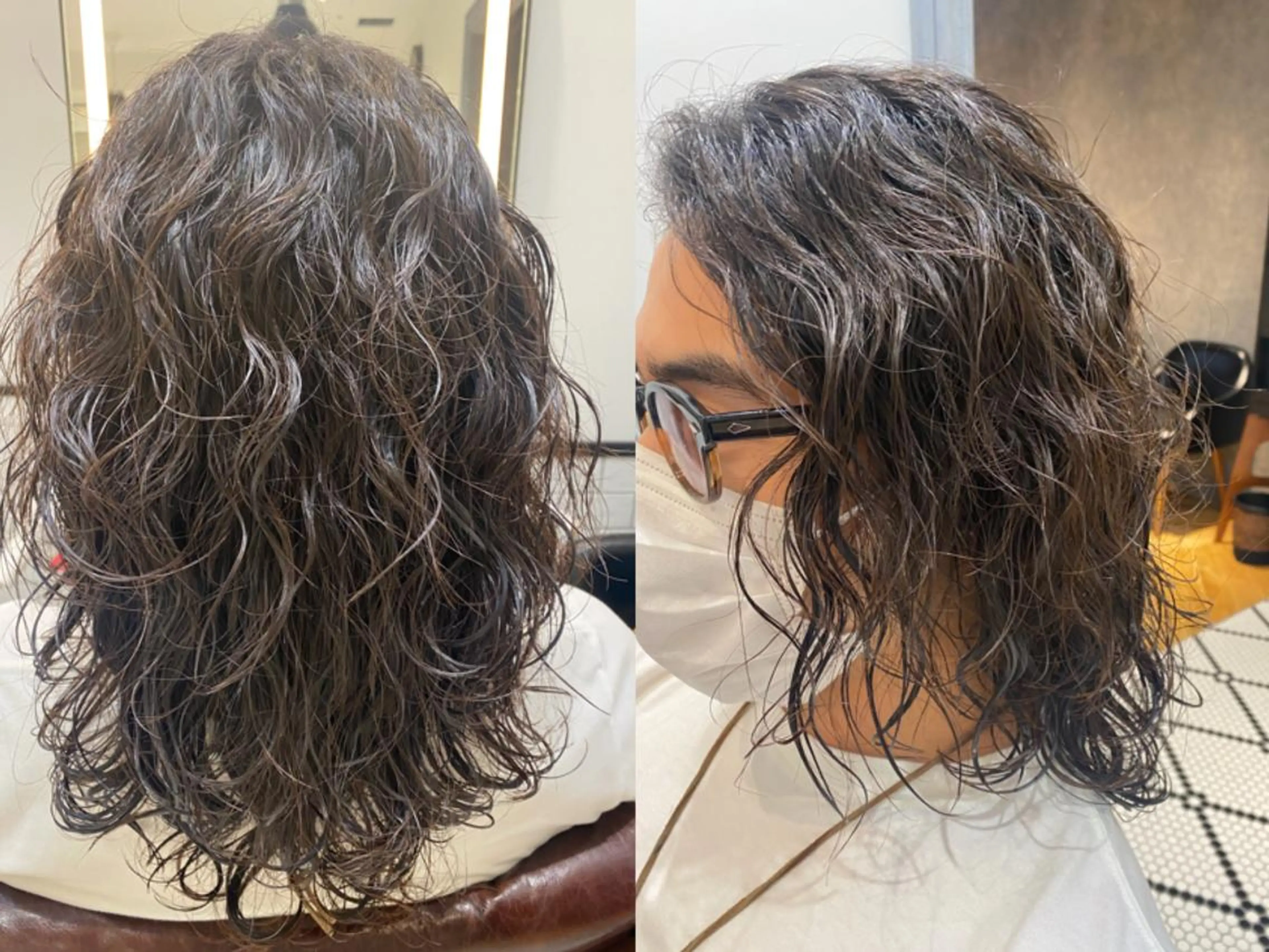 パーマ メンズ メンズパーマ 色素薄めカラー❤︎ chihiroのヘアスタイル