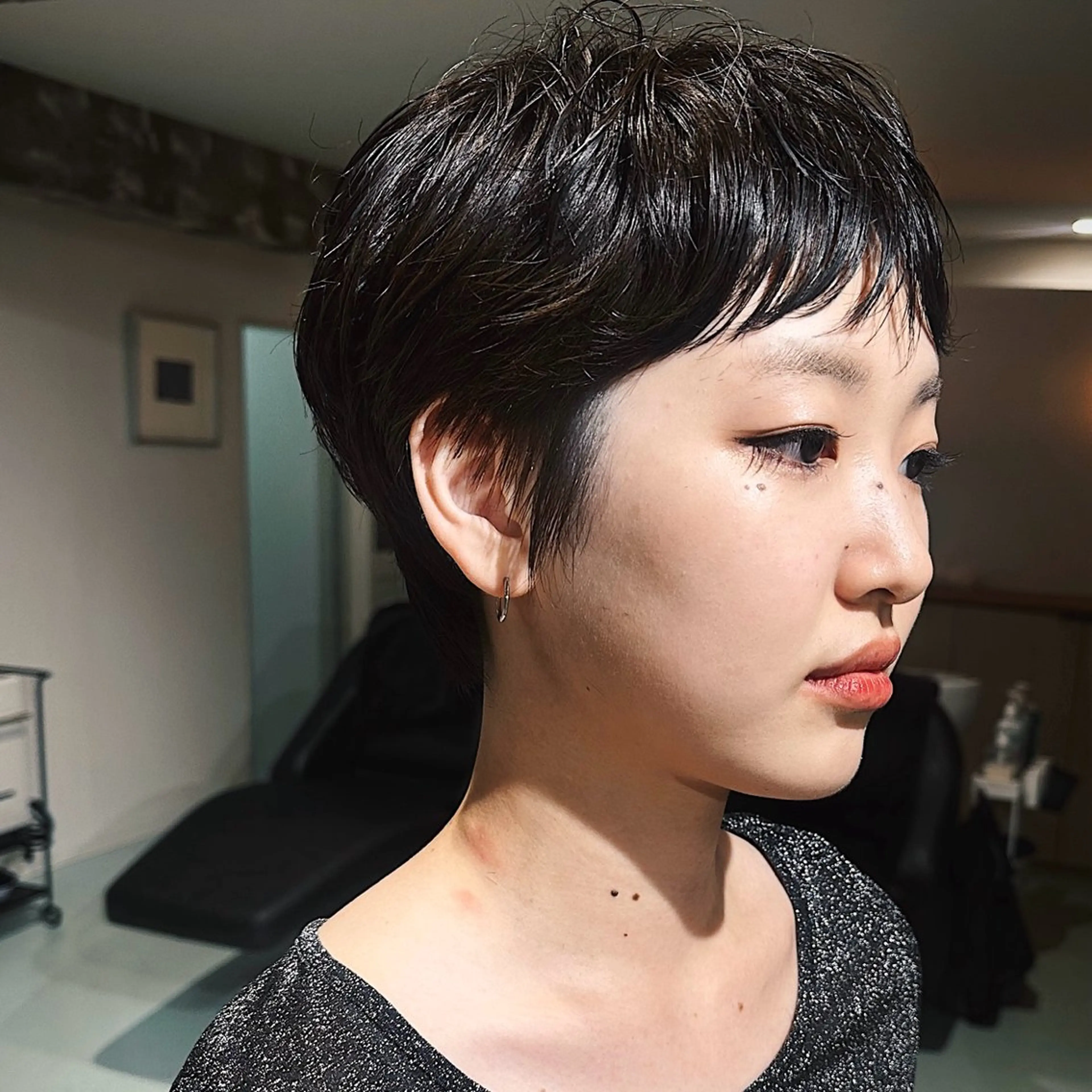 ショート パーマ カット パーマ トリートメント 丹所属・チヒロ/ショートヘア /パーマのヘアスタイル