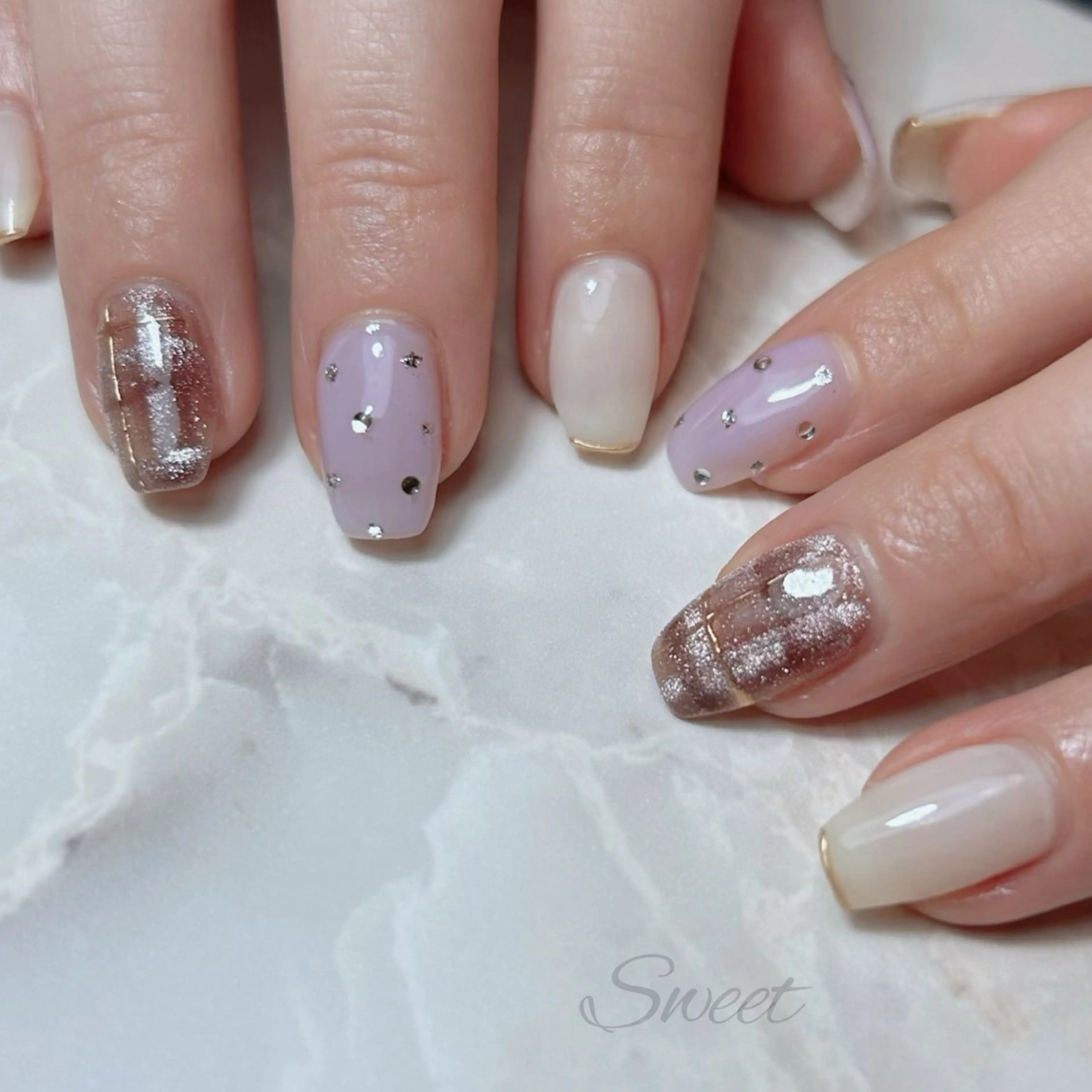 ネイル sweet 仲野陽子のネイルデザイン