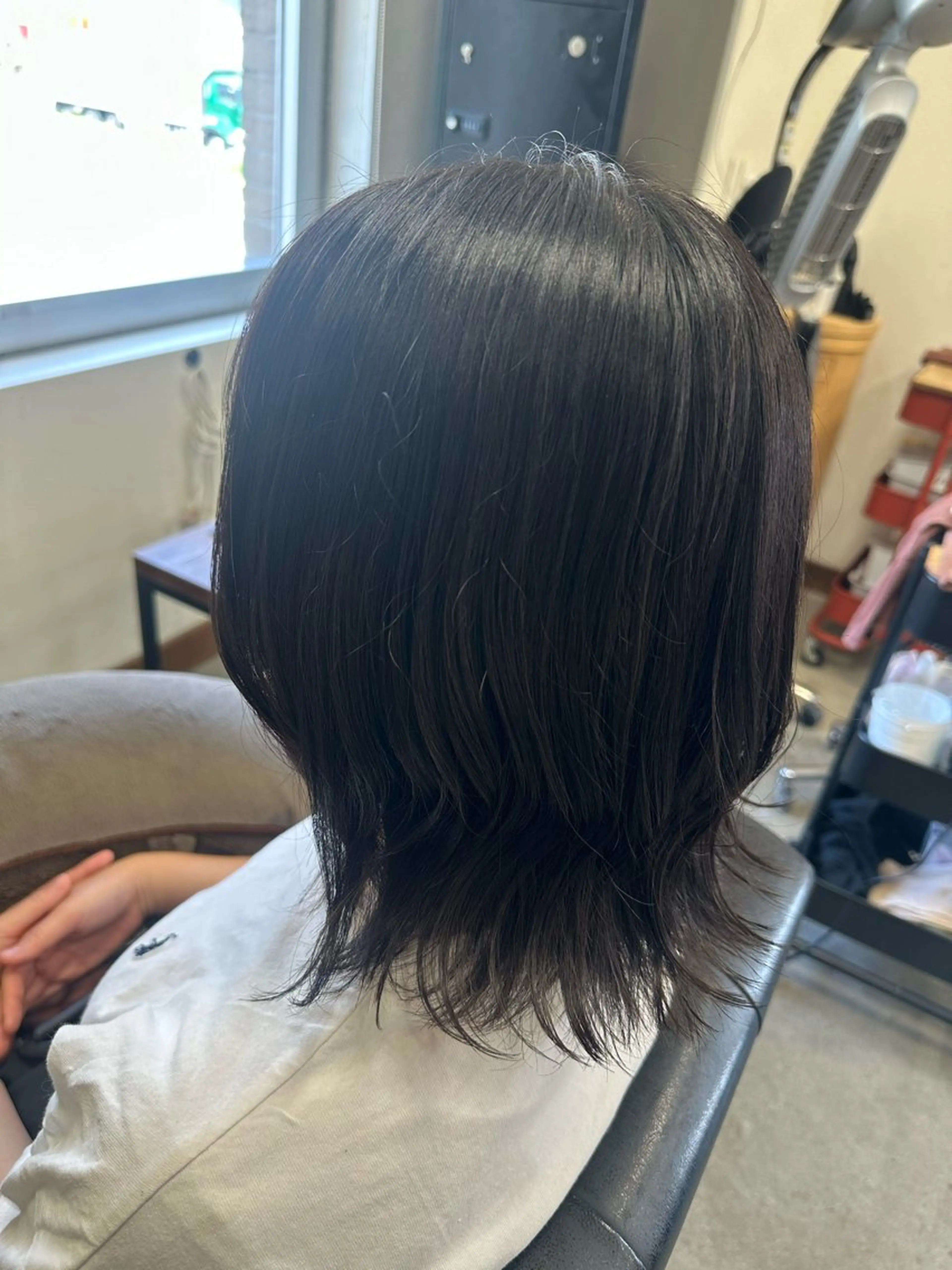 カラー 黒髪 ナチュラルブラック lotti所属・Nao🌷🌷 モデル様募集中のヘアスタイル
