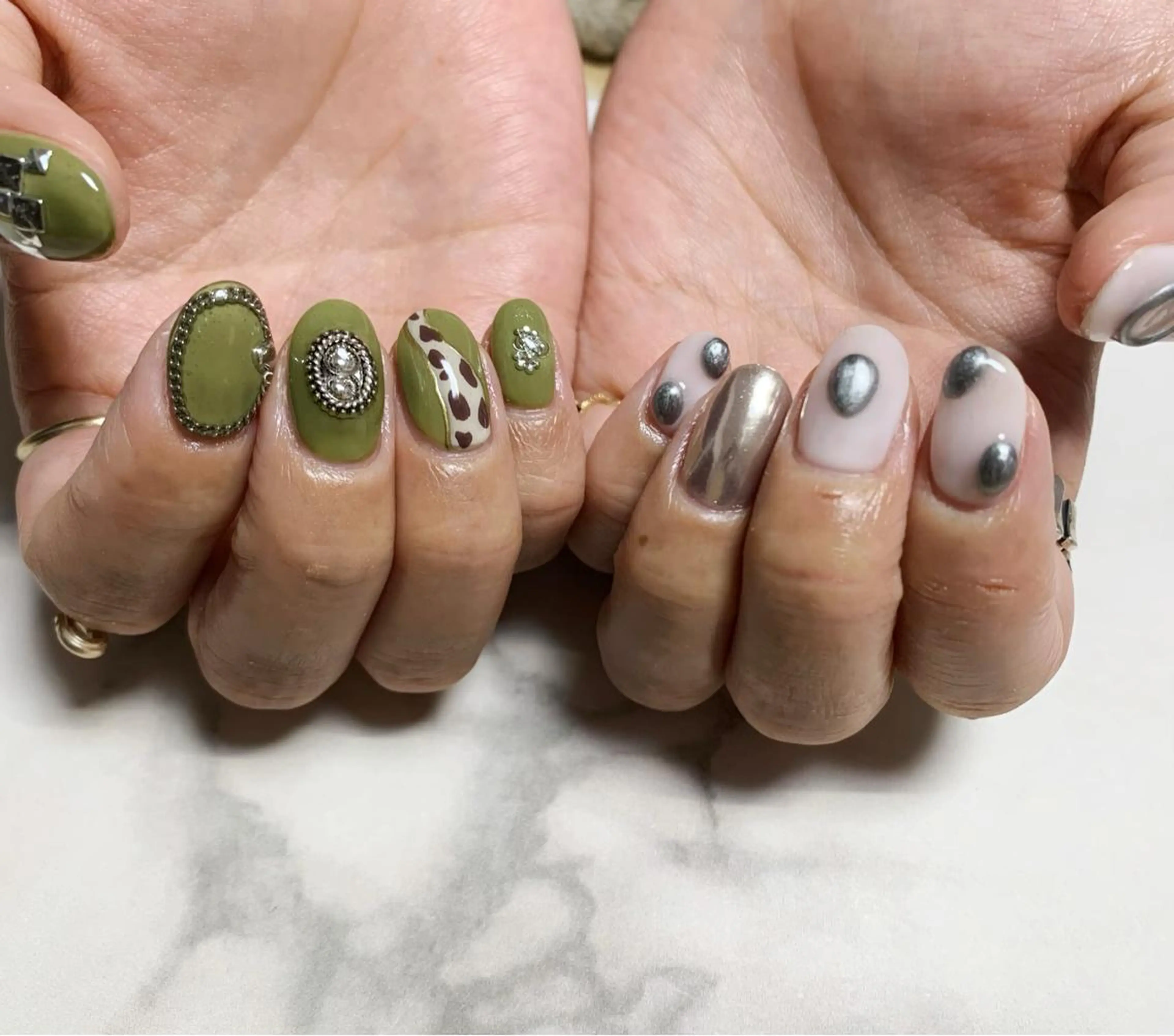 ネイル ハンドネイル nail salon en familleのネイルデザイン