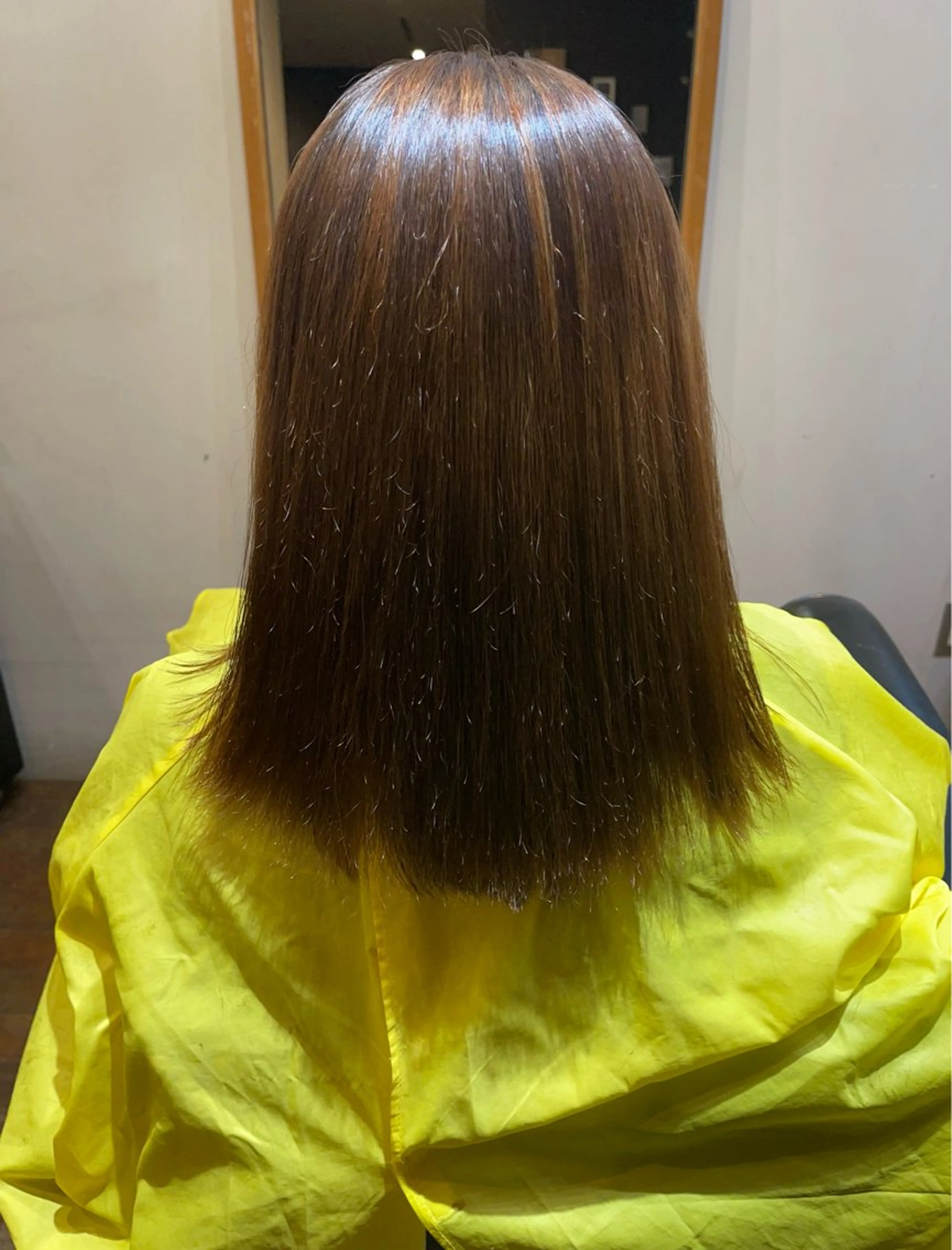 セミロング アンダーバーホワイト上本町所属・園田 としきのヘアスタイル