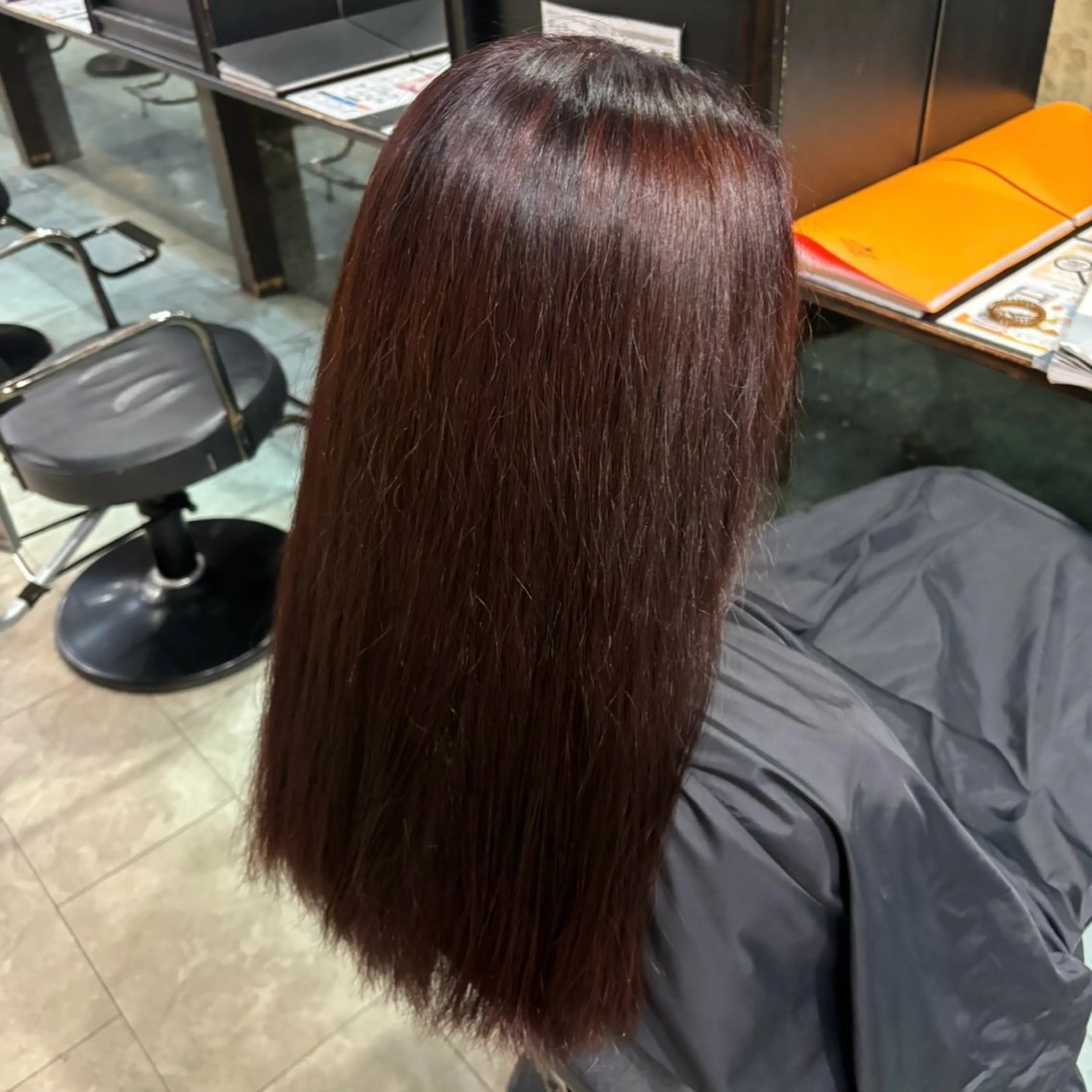 セミロング カラー 中嶋心渚⌇透明感 カラー🎀‪⟡.*のヘアスタイル